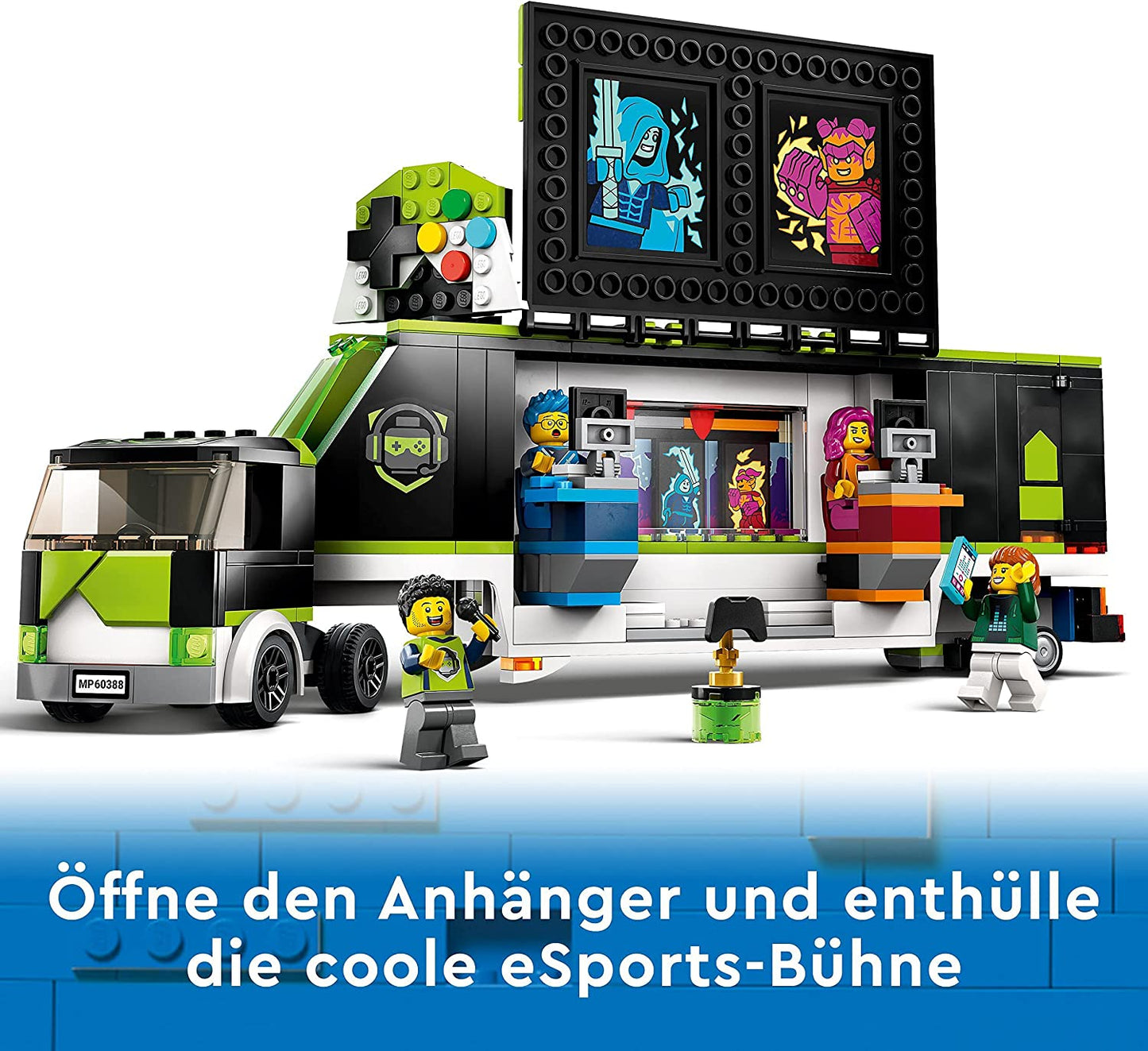 60388 City Gaming Turnier Truck, Konstruktionsspielzeug, Single