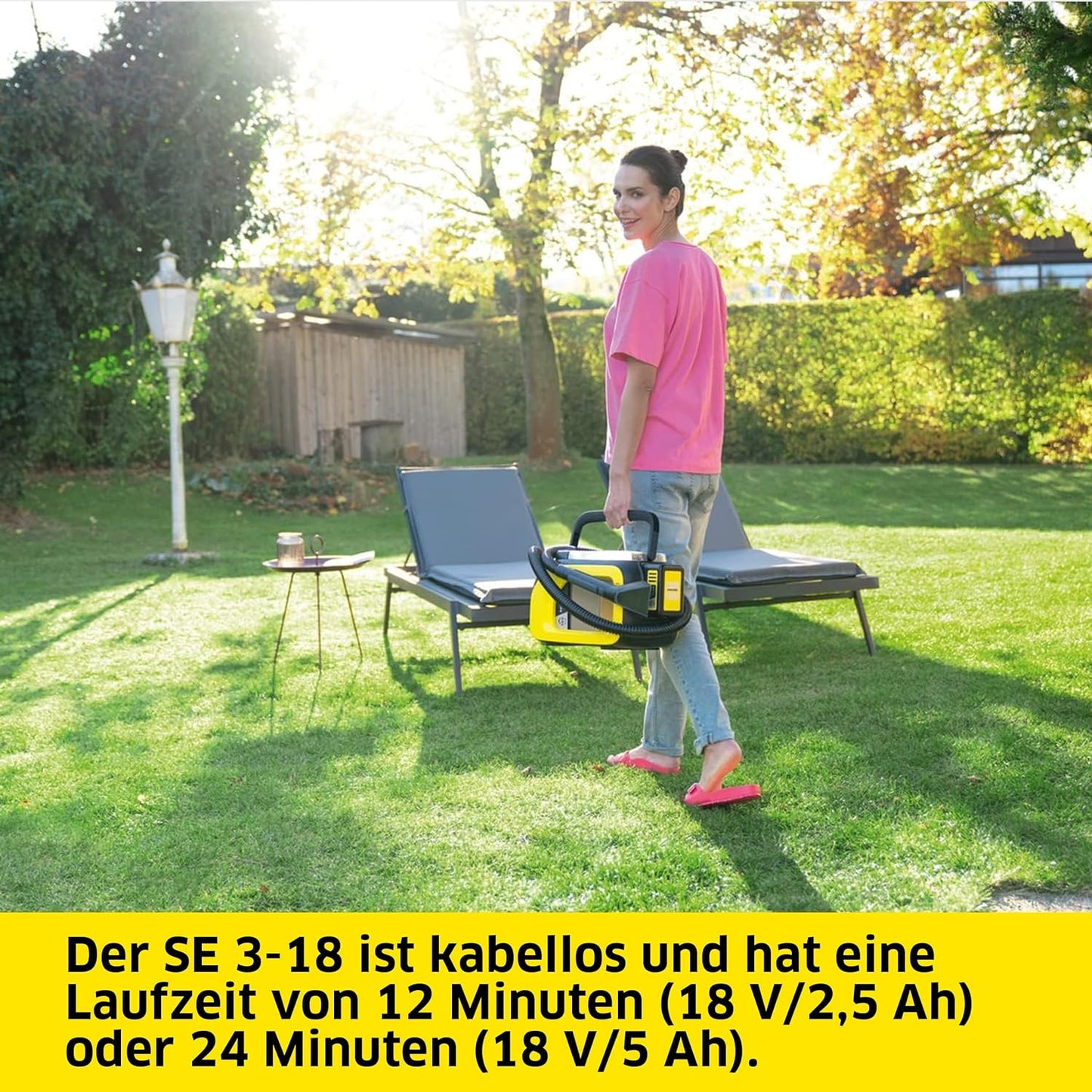 SE 3-18 Compact, Gelb | ohne Akku, ohne Ladegerät