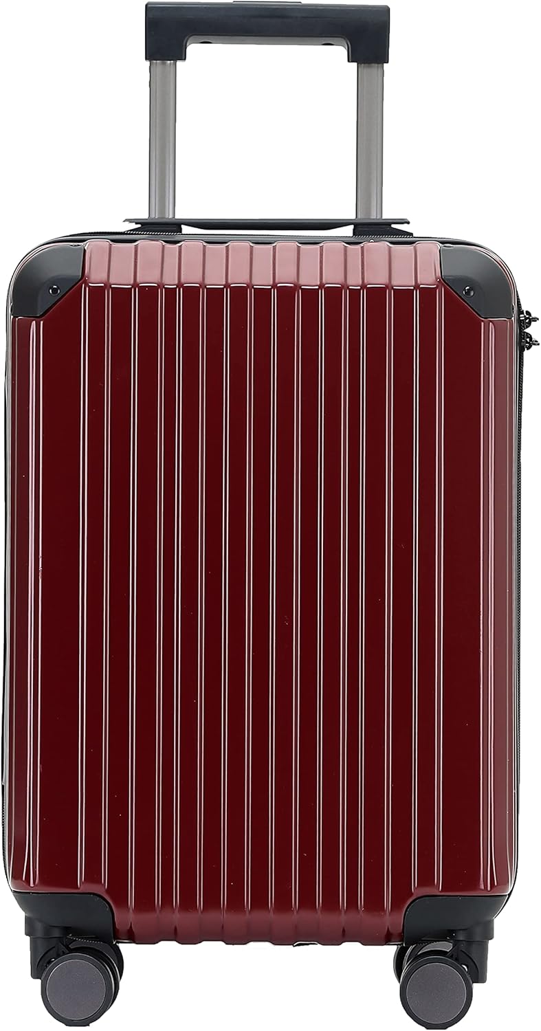 Hartschalen-Koffer Boardcase M816 mit TSA-Schloss, Weinrot