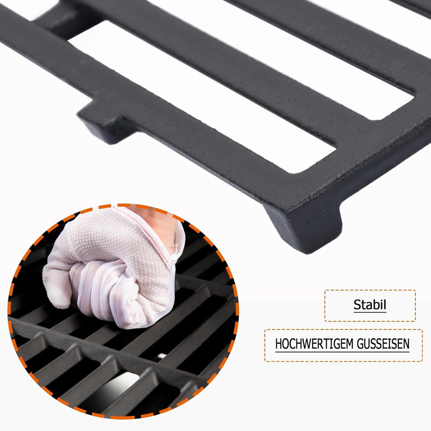 Gusseisen-Grillrost für Weber, 7638 für Weber Spirit 300 Series