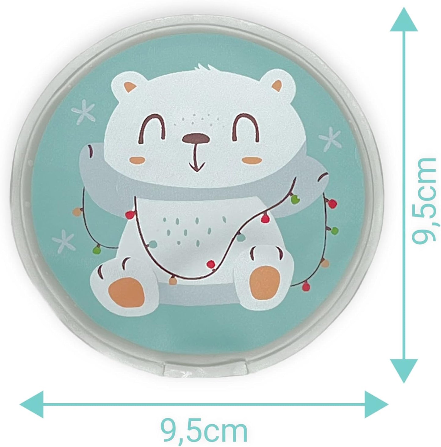 Wiederverwendbare Handwärmer-Set (4er-Pack), 4er-Set Sweet Polar Bears