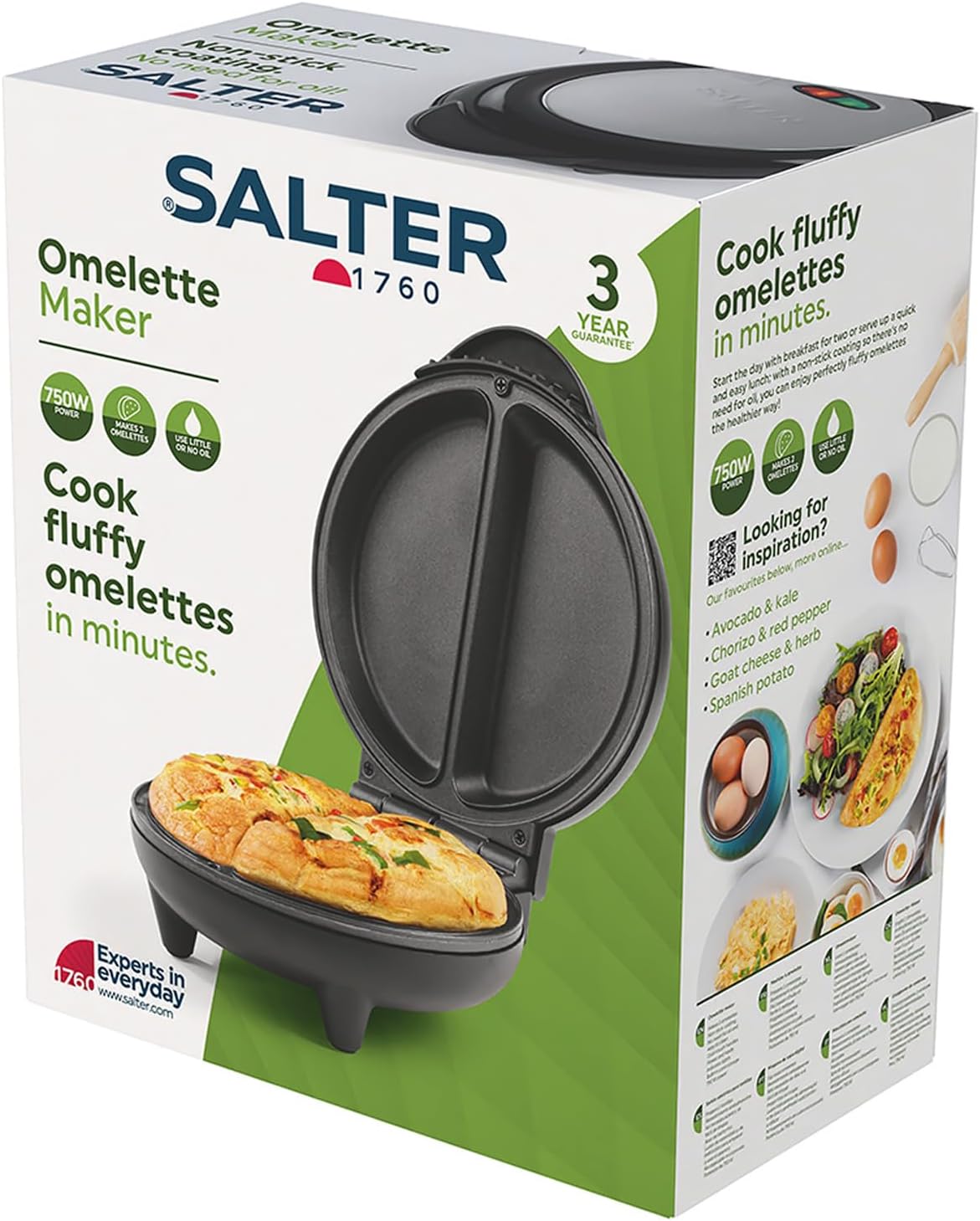 Dual-Omelettmaker, EU Stecker