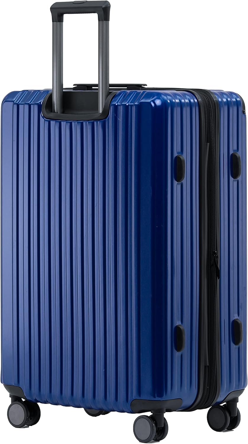 Hartschalen-Koffer mit TSA-Schloss (128L), Diamondblau Grosser Koffer