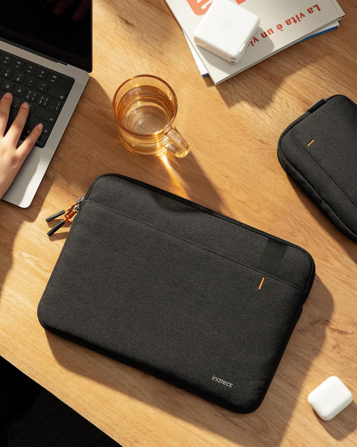 360° Schutz Laptophülle für MacBook & Surface Pro, Schwarz ; 13 Zoll