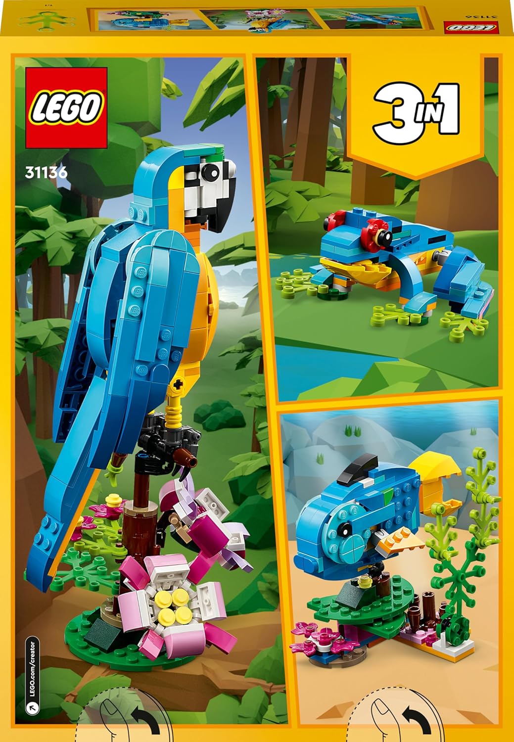 3in1 Dschungel-Tier-Figuren