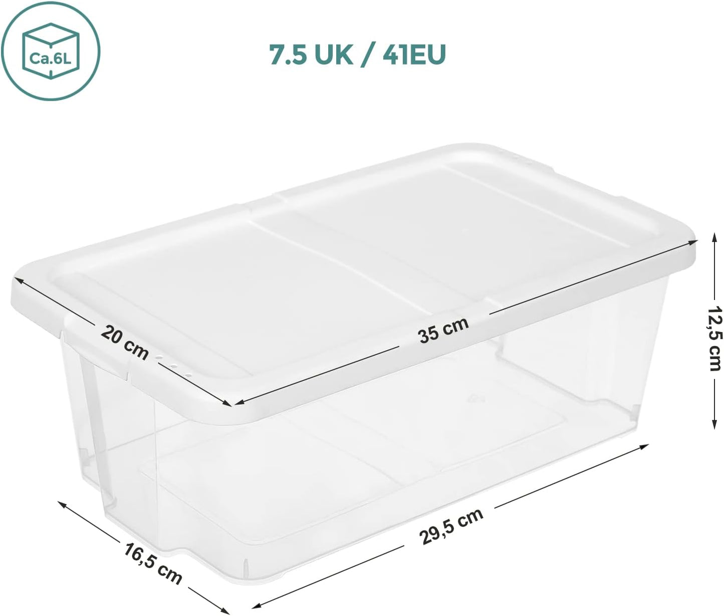 12-teiliges Aufbewahrungsbox-Set mit Deckel Joel
