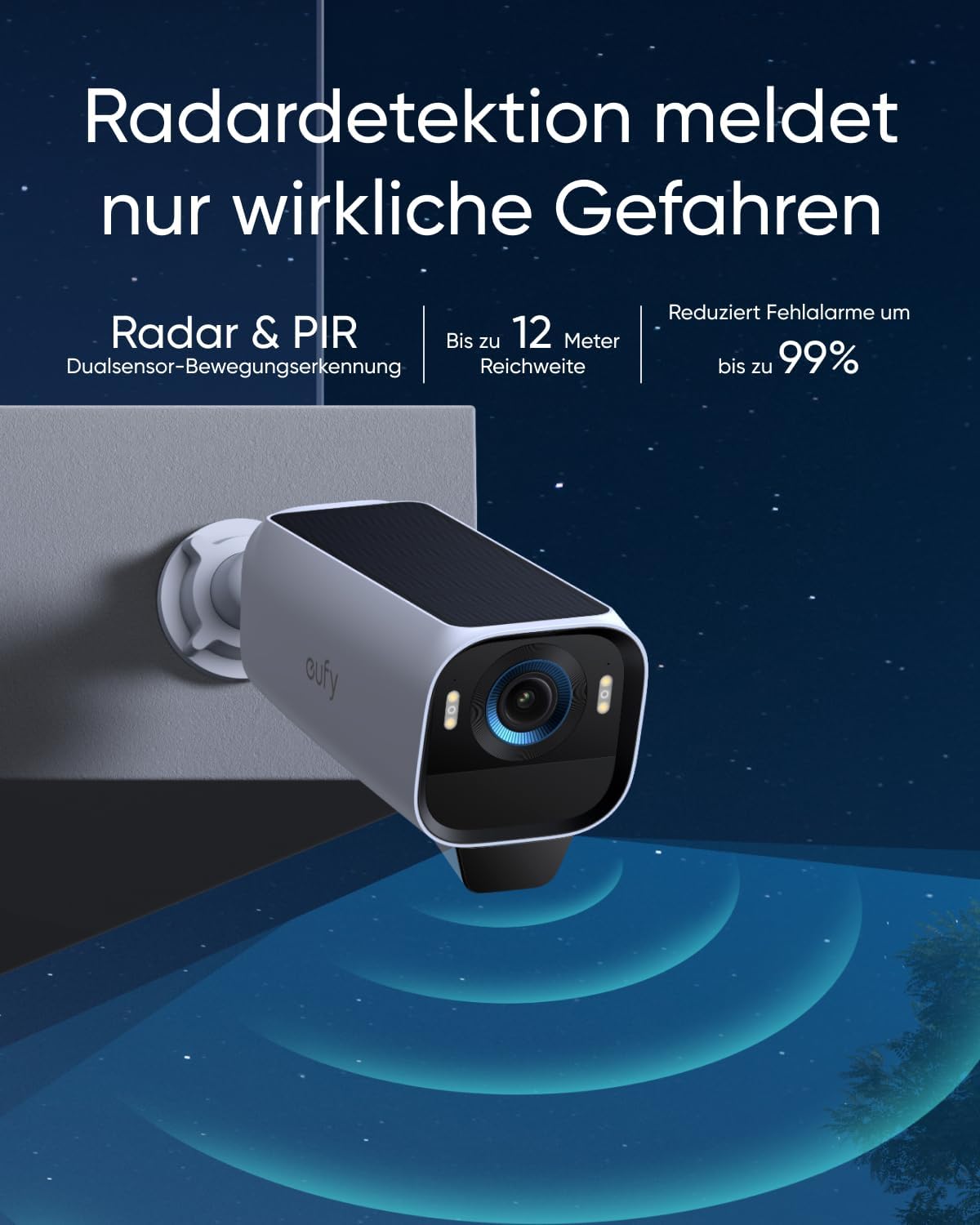 eufyCam S3 Pro - 4er-Set 4K Kabellose Überwachungskamera, 4-Kamera-Set