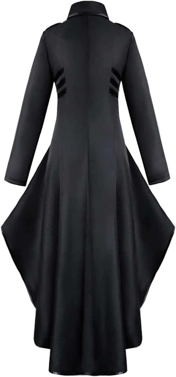 Damen Steampunk Frackjacke, Schwarz L
