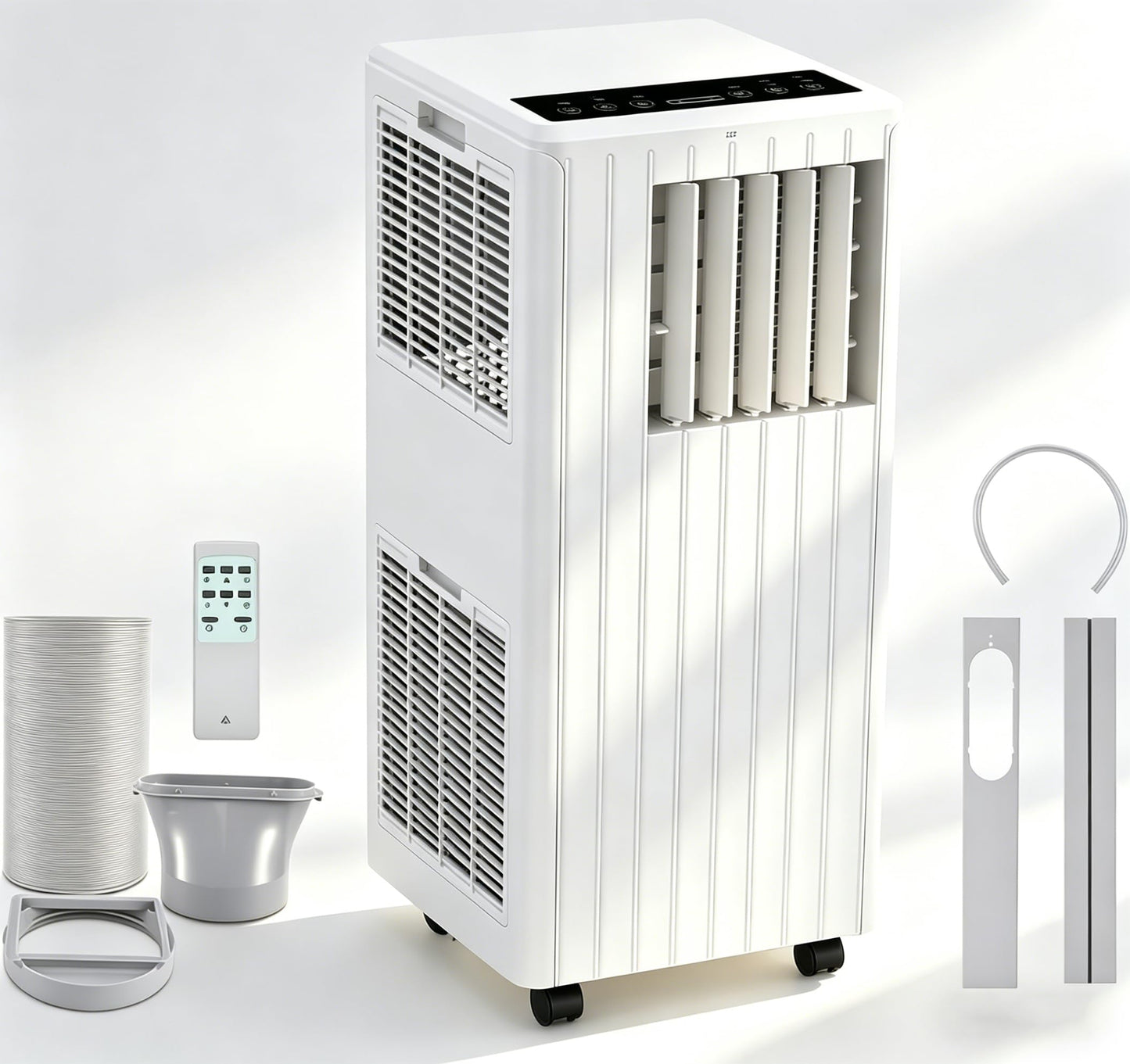 3-in-1 Mobilklimaanlage RXWAH mit Timer & Fernbedienung, Weiss 7000 BTU