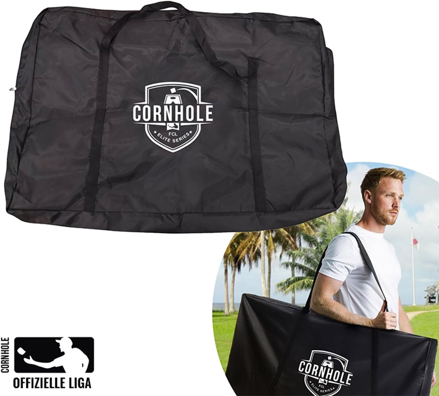 Cornhole Holzspiel, Cornhole aus Holz Pro