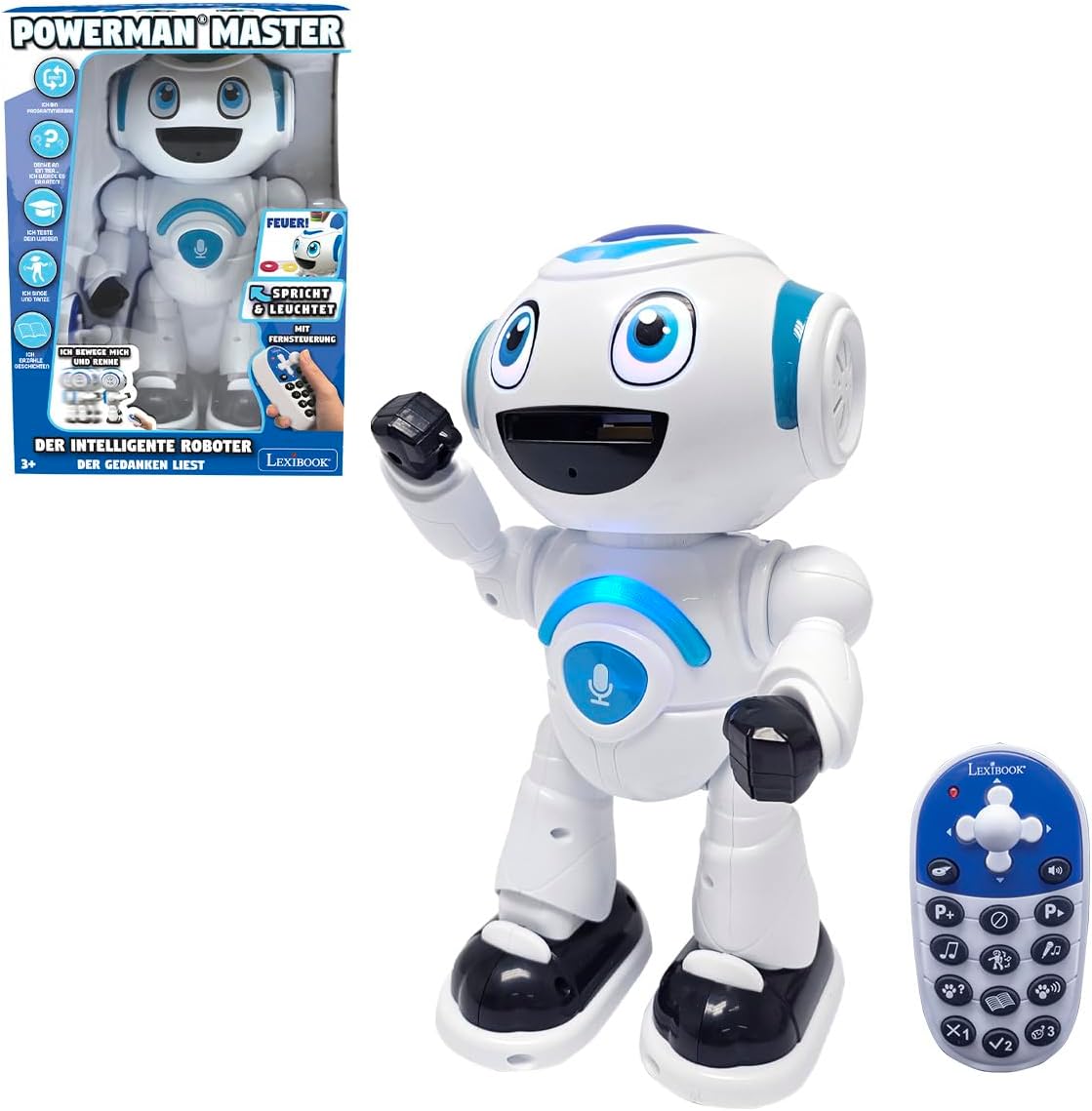 POWERMAN MASTER Sprechender Lernroboter, ROB25DE