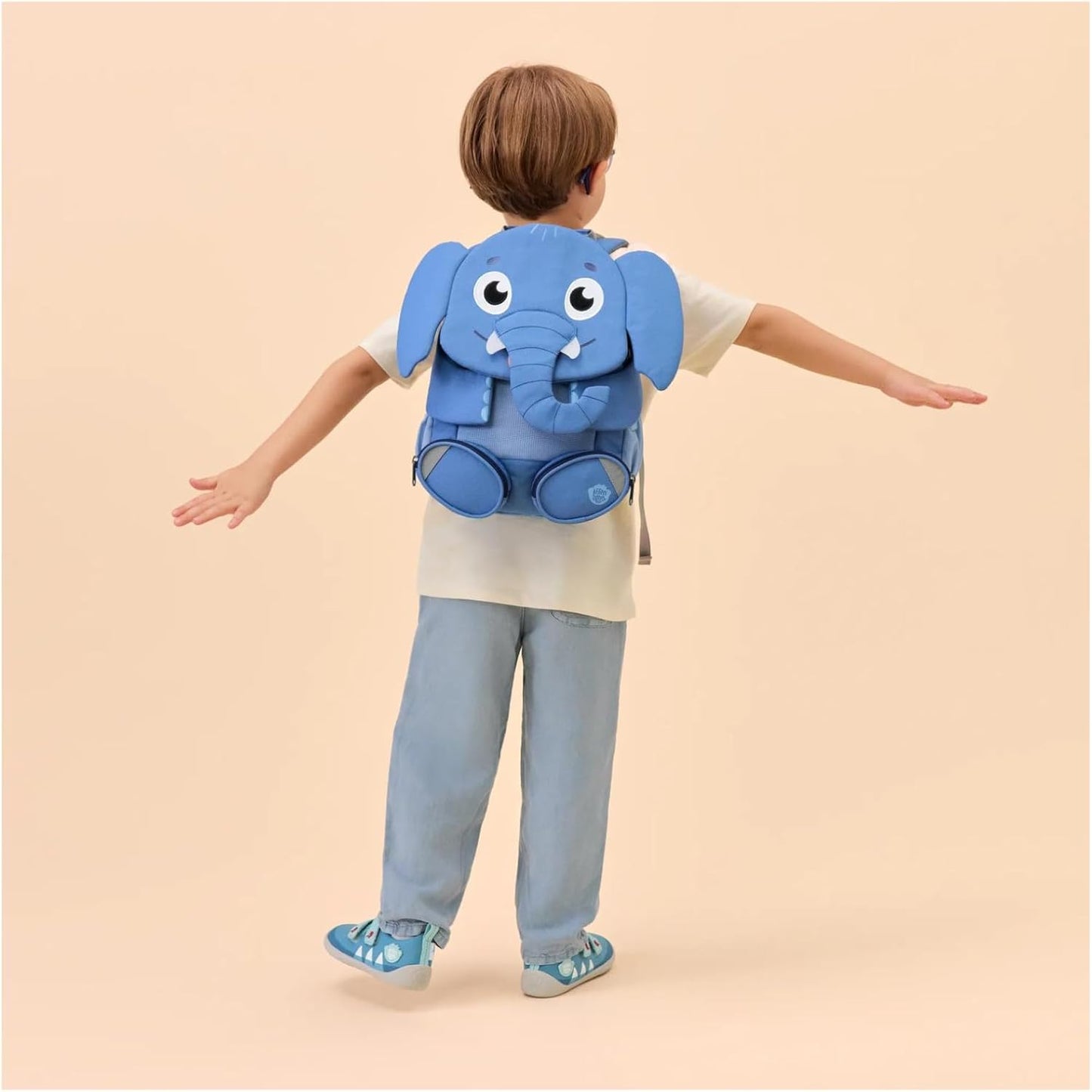 Kinderrucksack Grosser Freund, 8 L Elefant - Blau