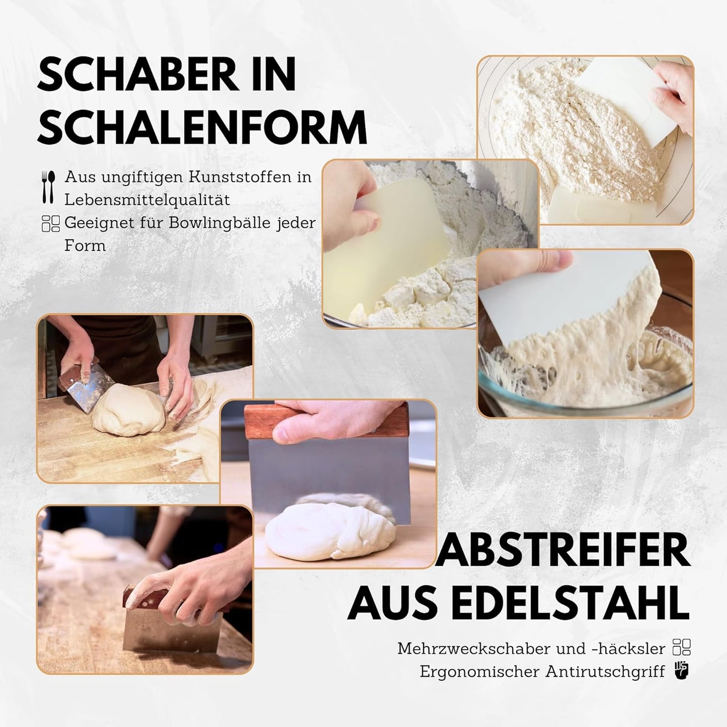 Gärkörbchen-Set inkl. Brotbackzubehör