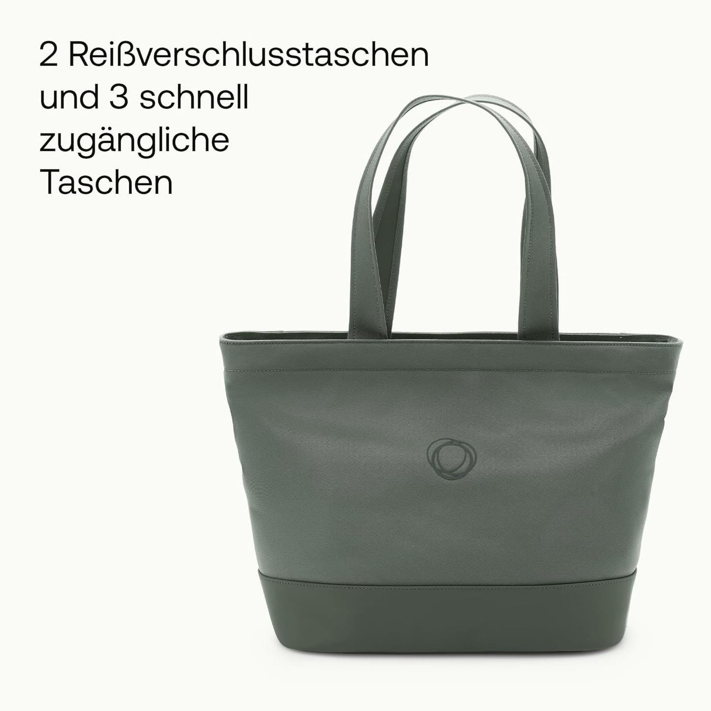 Wickeltasche mit Flaschenhalter, Forest Green