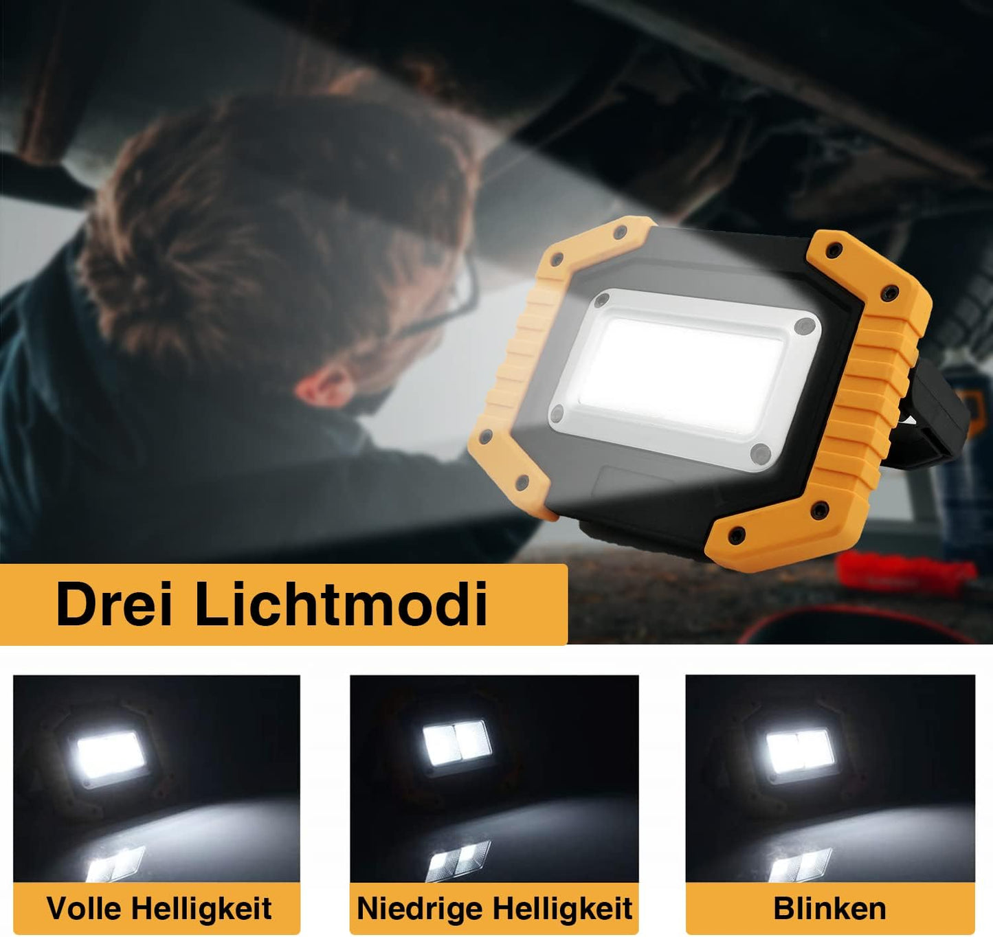 LED-Baustrahler ‎COBWL02, 2 Stück