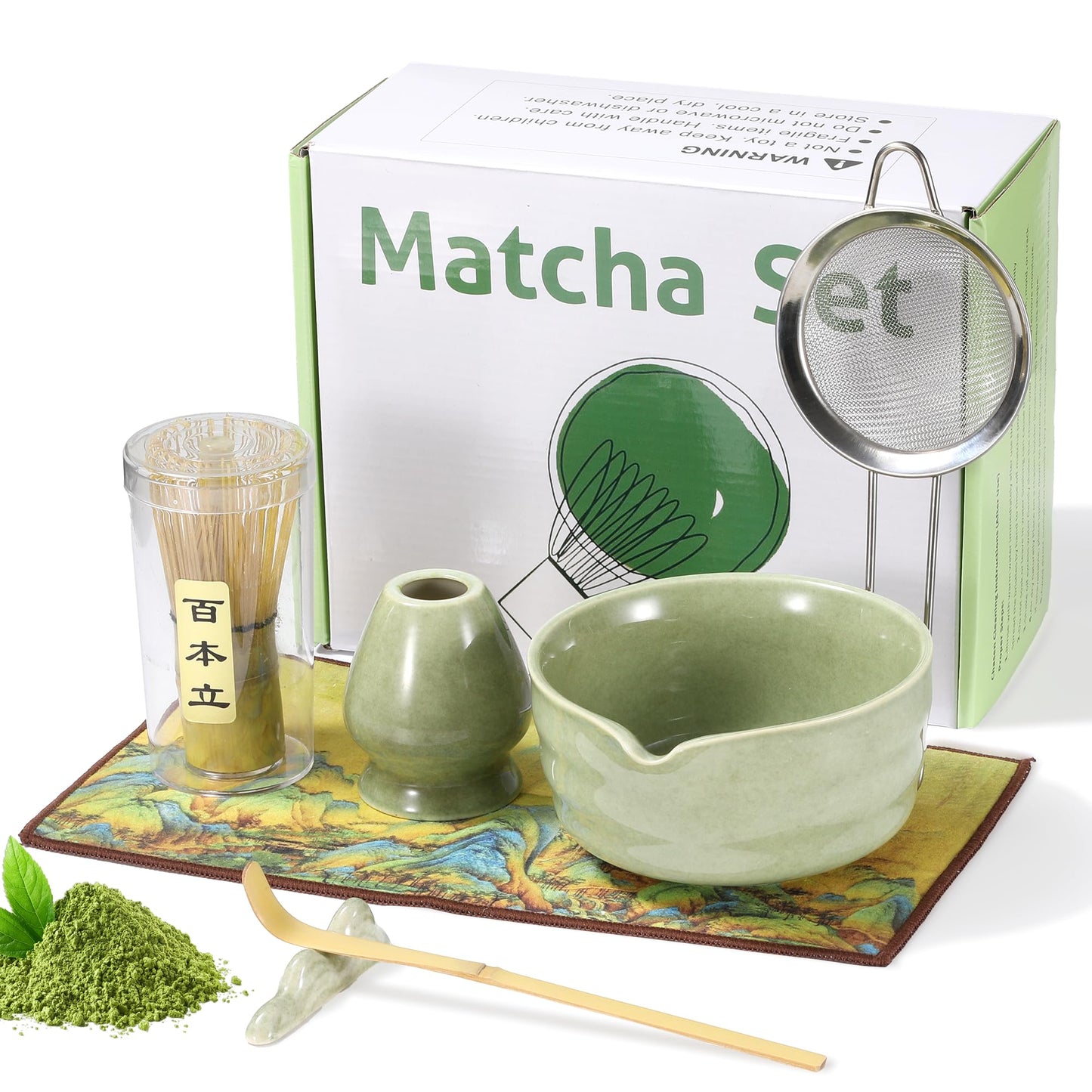 7-teiliges Matcha-Set