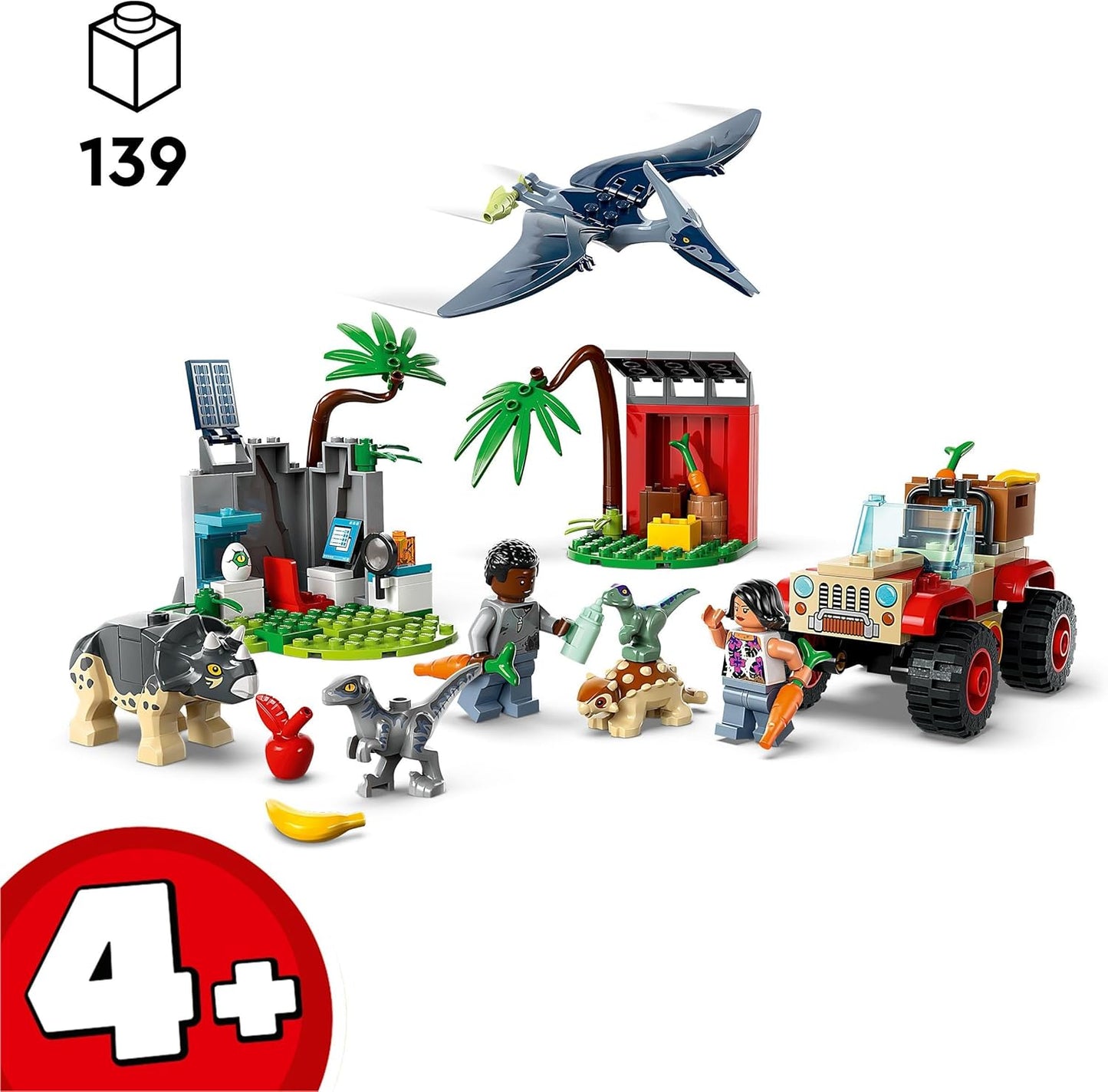 Jurassic World - Rettungszentrum für Baby-Dinos (76963), Single