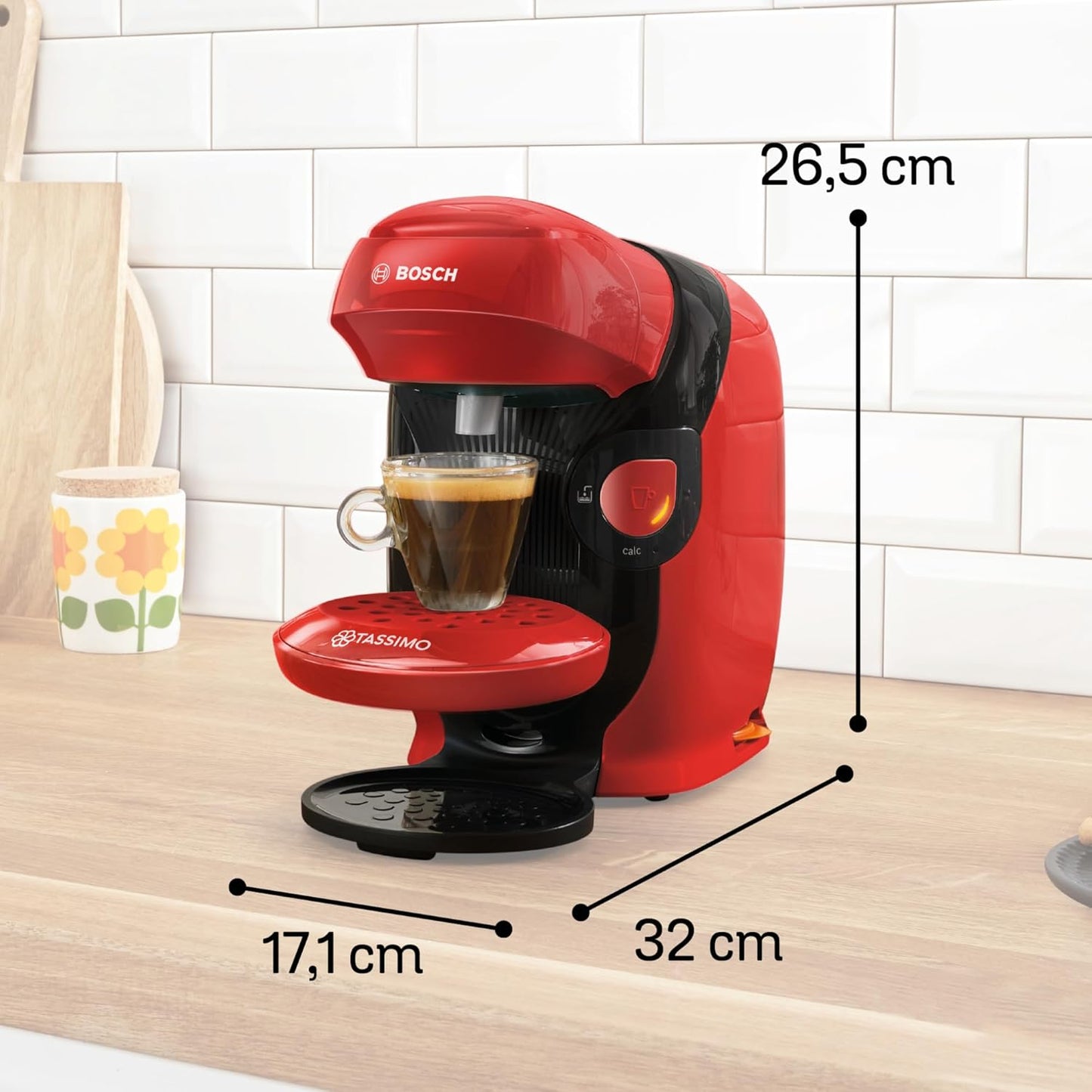 Kapselmaschine Style, Rot