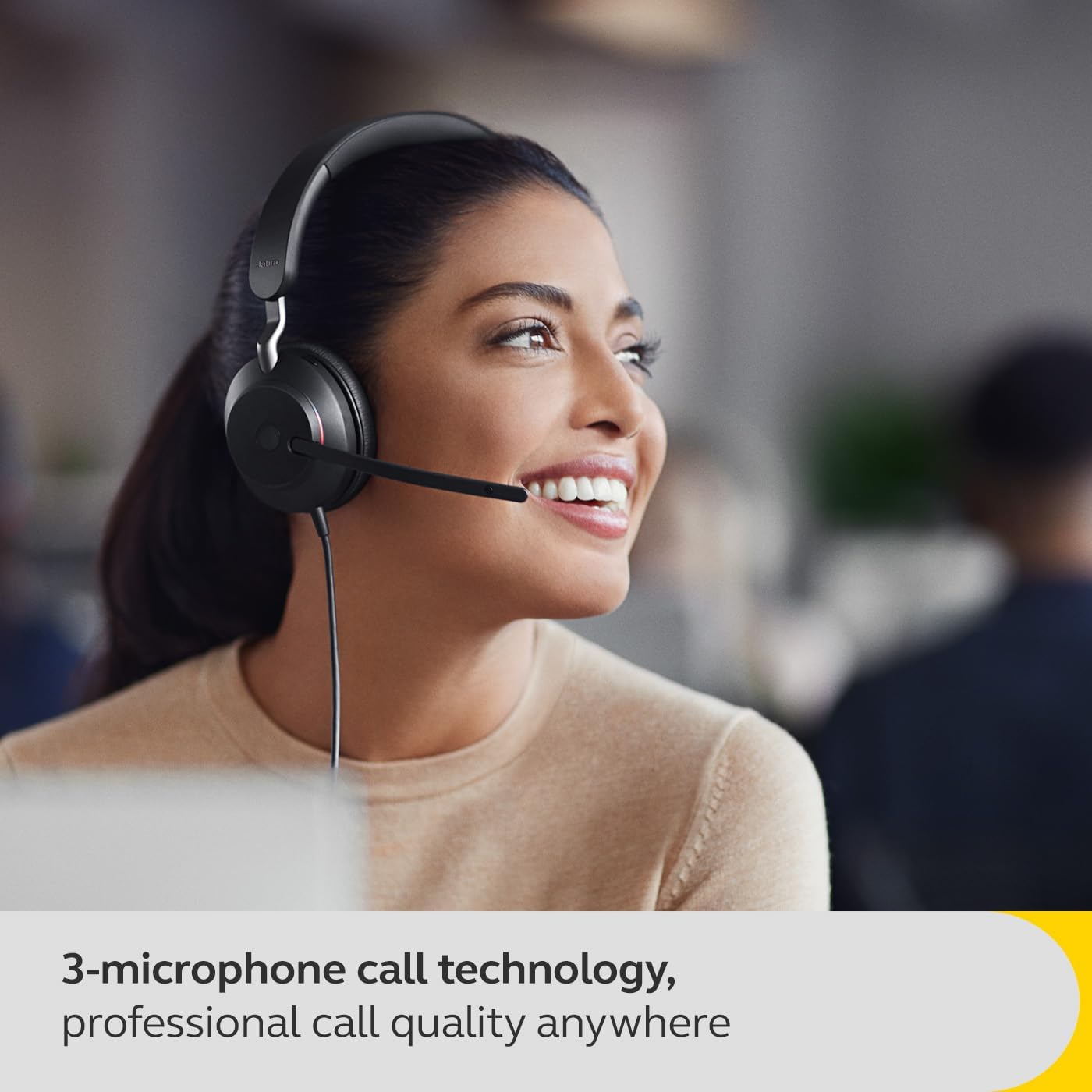Evolve2 40 SE MS Stereo NC (USB-A), Schwarz/schiere Freude ; Neue Ausgabe; Optimiert für Microsoft Teams ; Zeitgenössisch