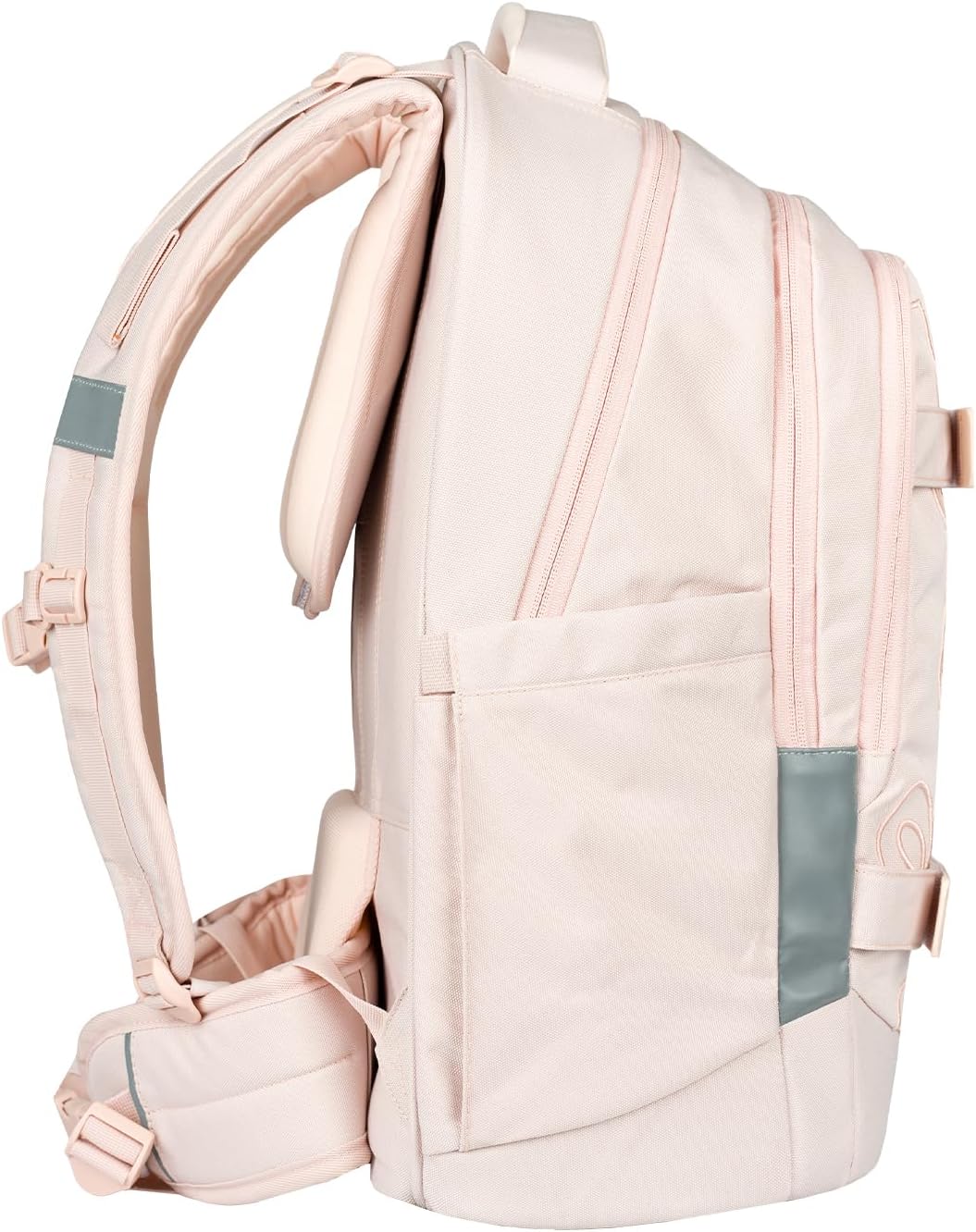 Schulrucksack-Set für Teenager (3-teilig, ergonomisch), Creamy