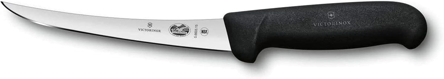 Ausbeinmesser Fibrox, 15 cm, Schwarz
