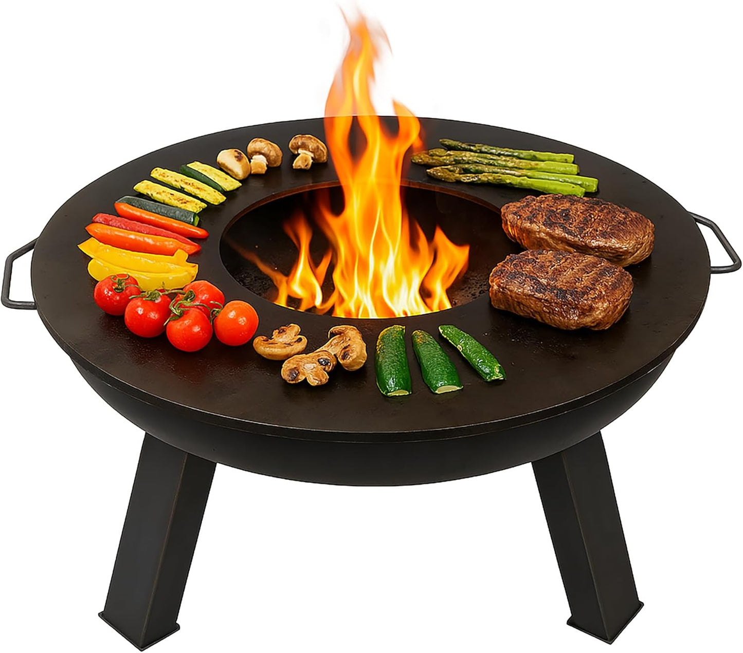 Plancha Feuerring für Feuerschale (60 cm), Plancha Ø 60 cm