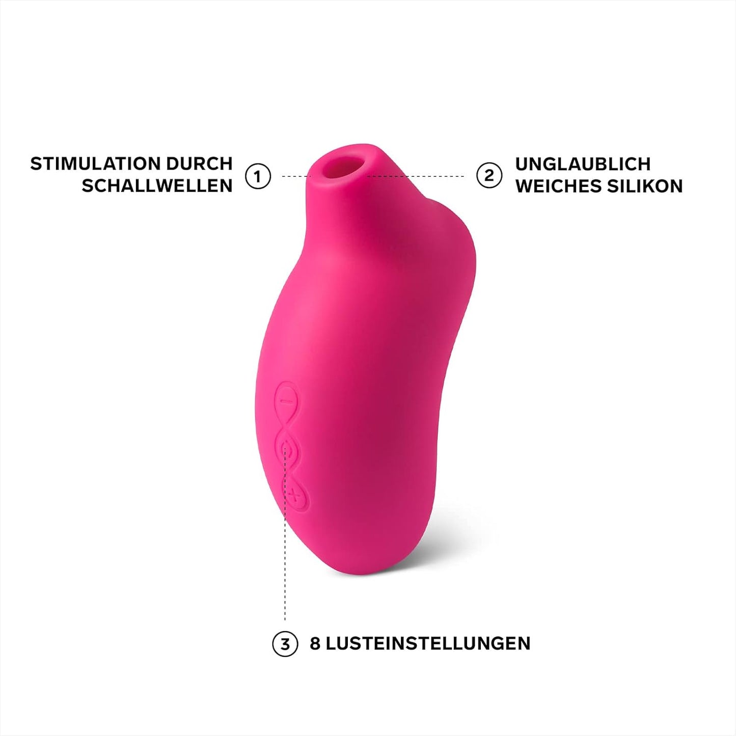 Sona Druckwellenvibrator, Cerise