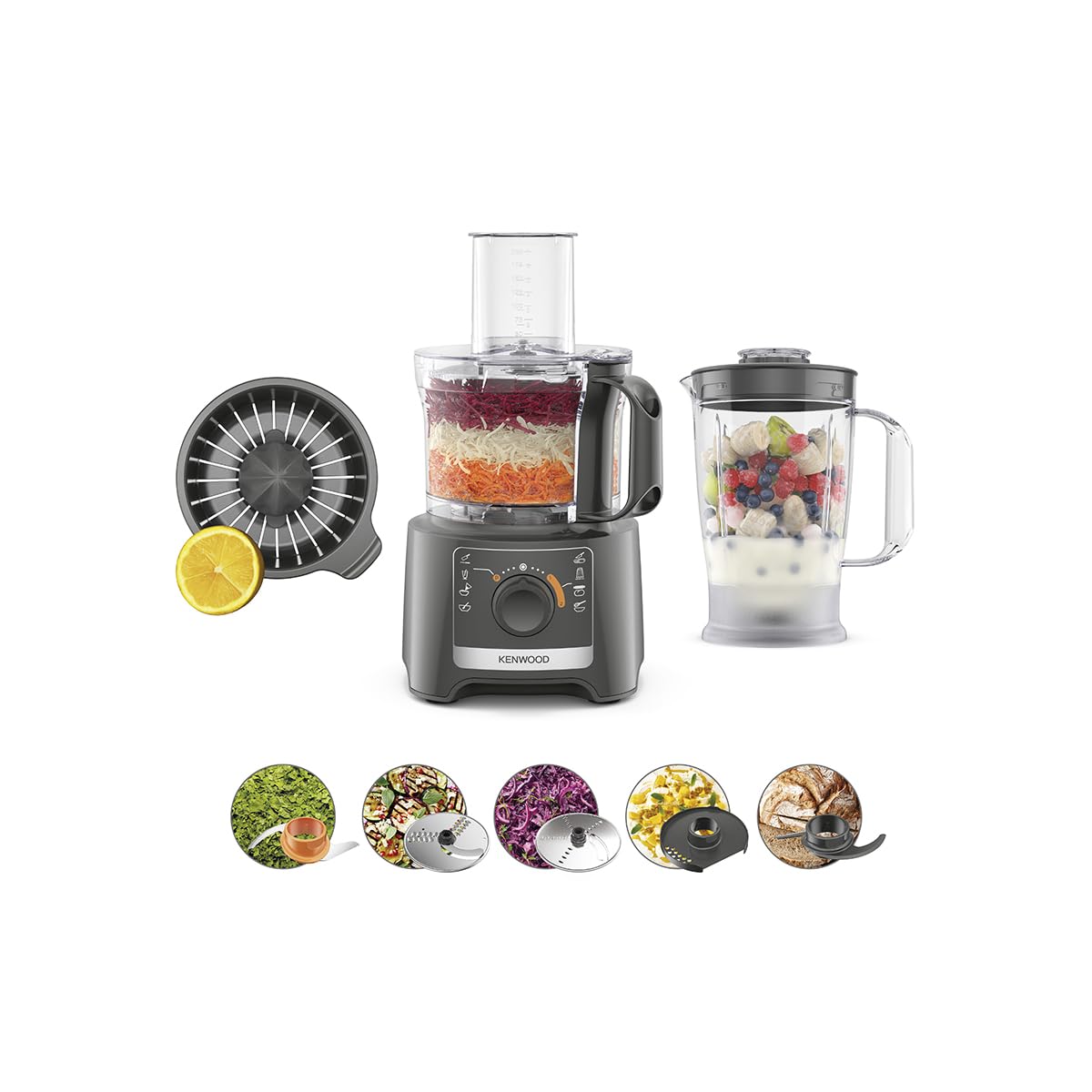 MultiPro Compact FDP 31 360GY, 800 W Schüssel 2,1 l
