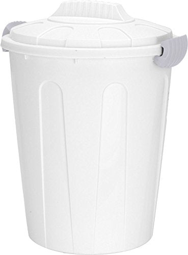 Maxitonne Abfalleimer, weiss