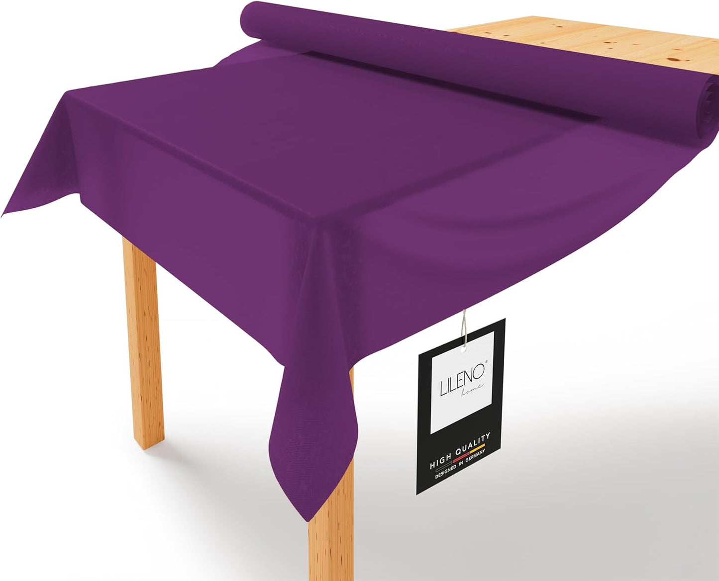 Abwaschbare Tischdeckenrolle, 2500 x 110 cm (Rechteckig) Lila
