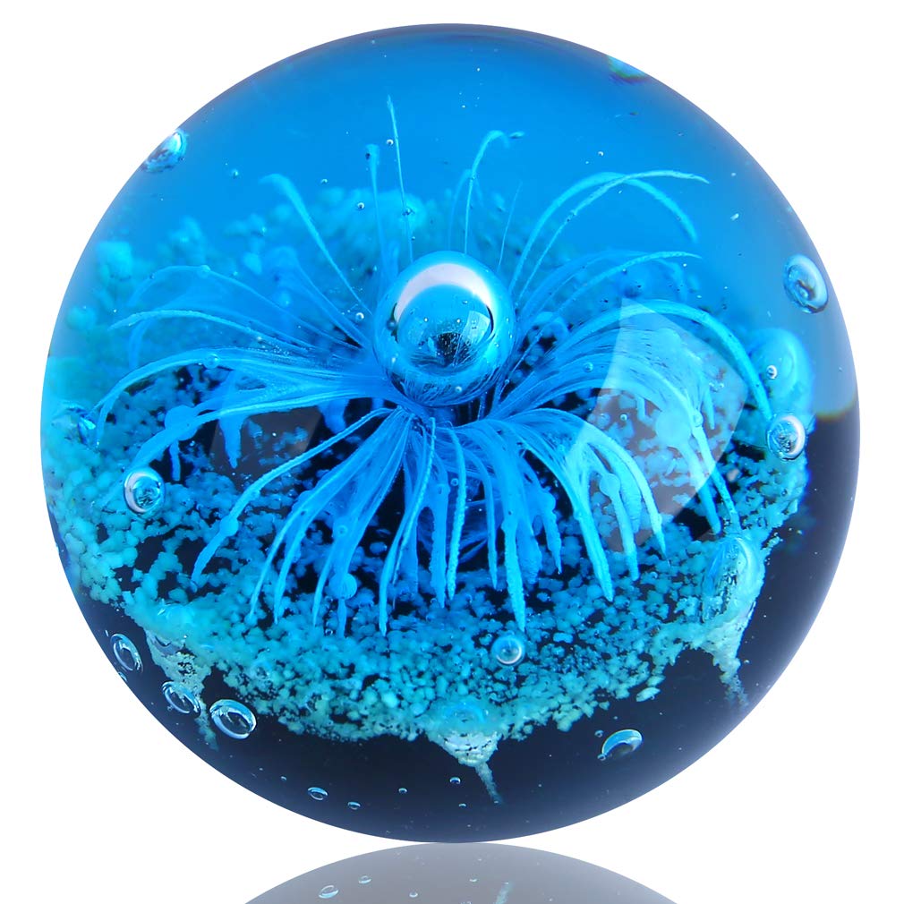 Briefbeschwerer, Glasstatuenball