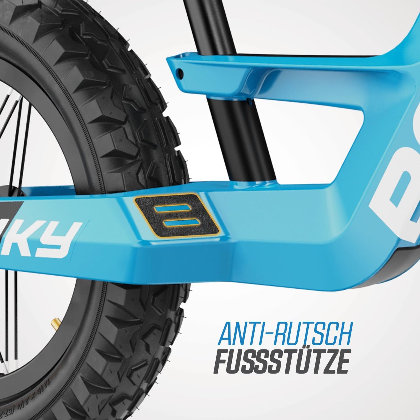 Biky Cross Blue Running Bike 2.5-5Y, Blau