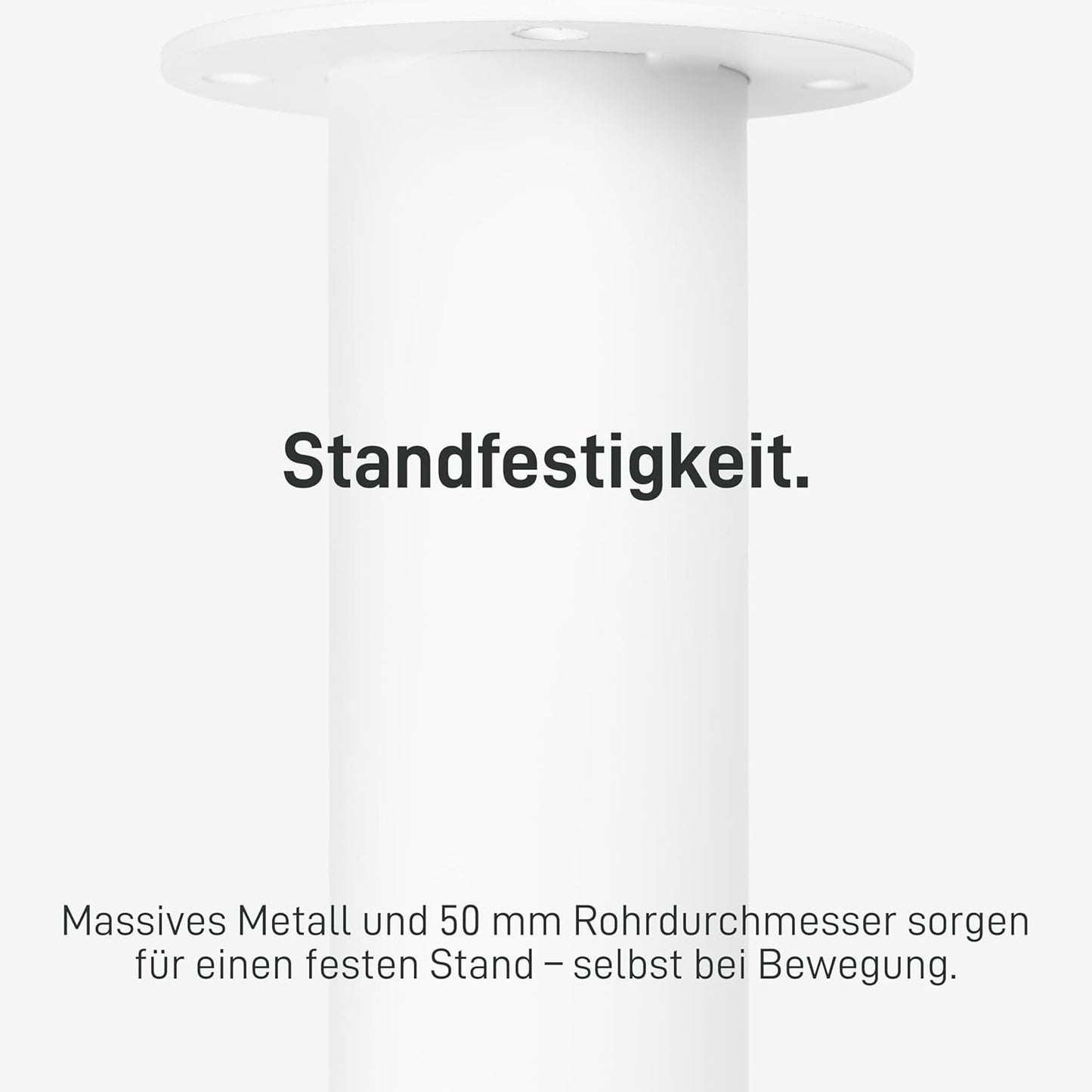 Beistelltisch Lucia, Weiss H66 cm