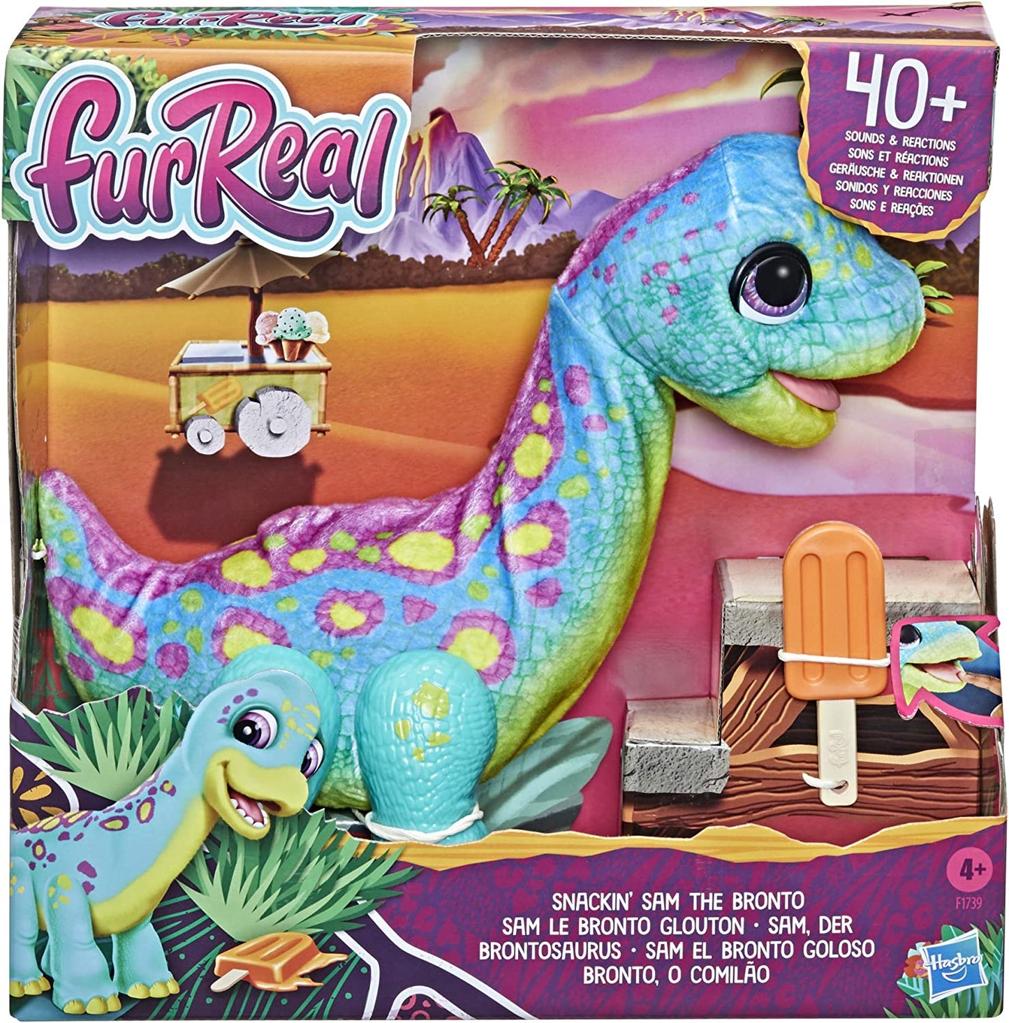 FurReal Sam, der Brontosaurus, Kuscheltier