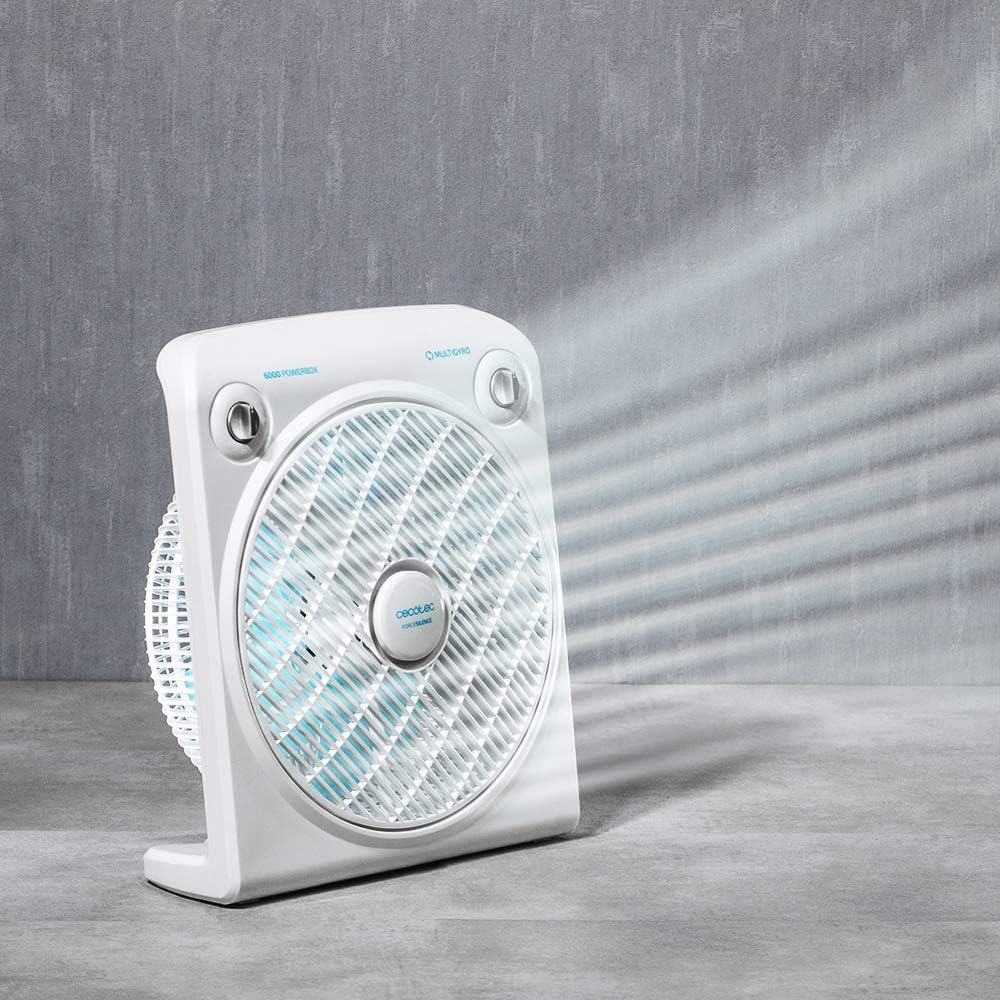 Ventilator EnergySilence 6000 PowerBox, Quadrat|Weiss