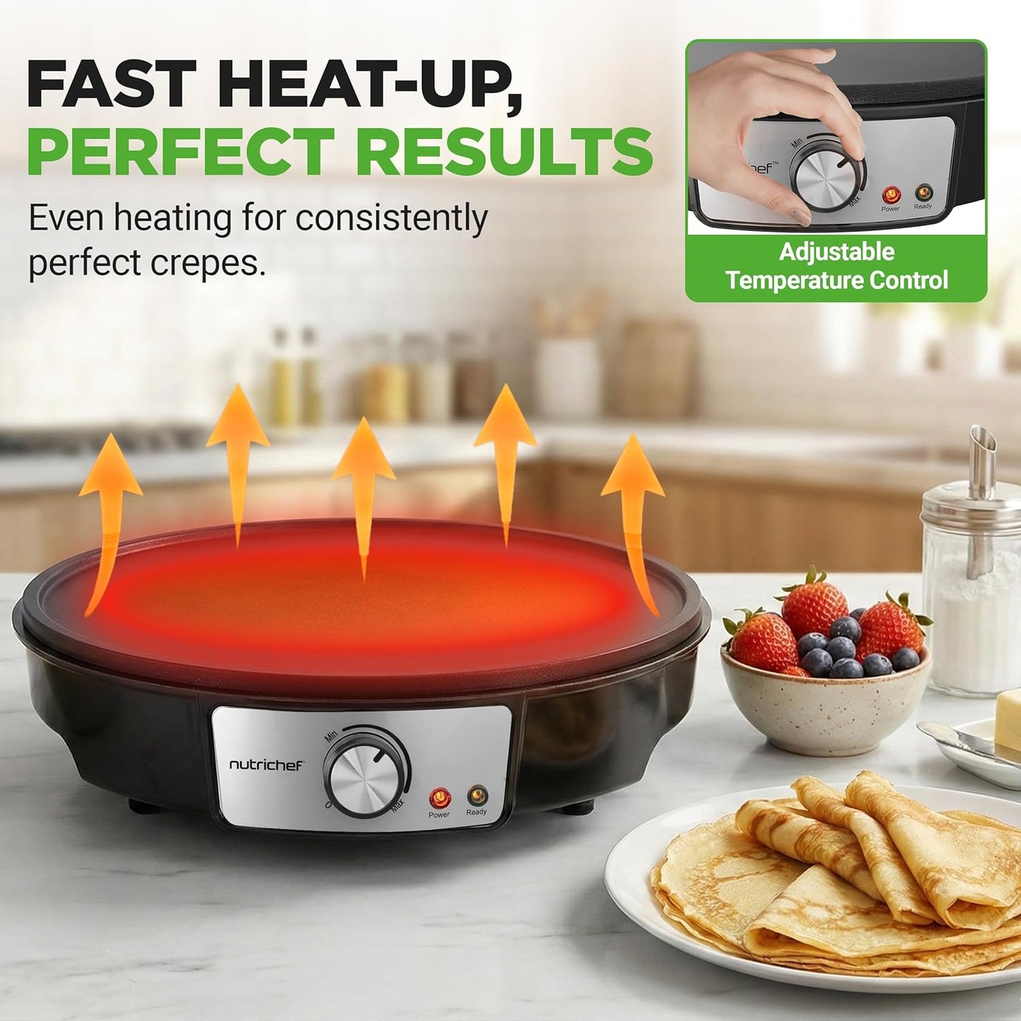 Elektrische Crêpes-Maschine