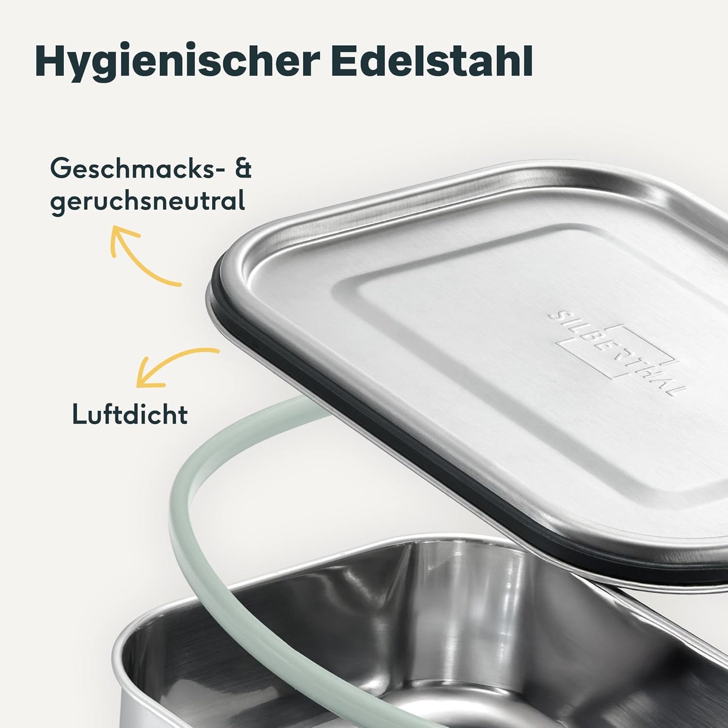 3-teiliges Brotdosen-Set mit Fächern, 3er Set