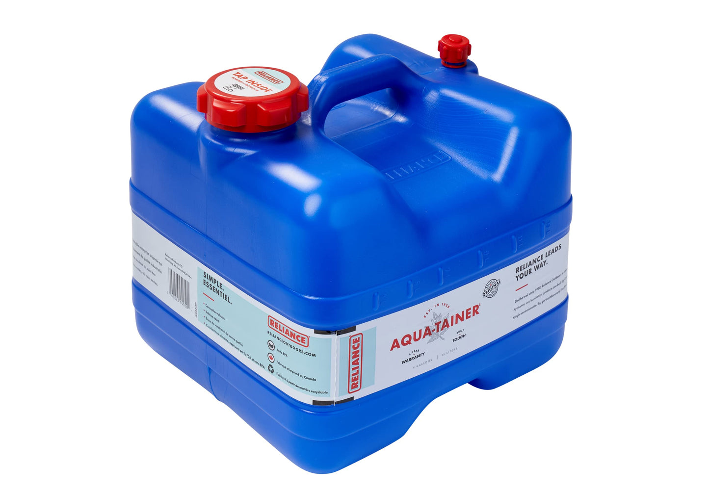 Kanister Aqua Tainer 15 L für Wasseraufbewahrung, 15 L blau