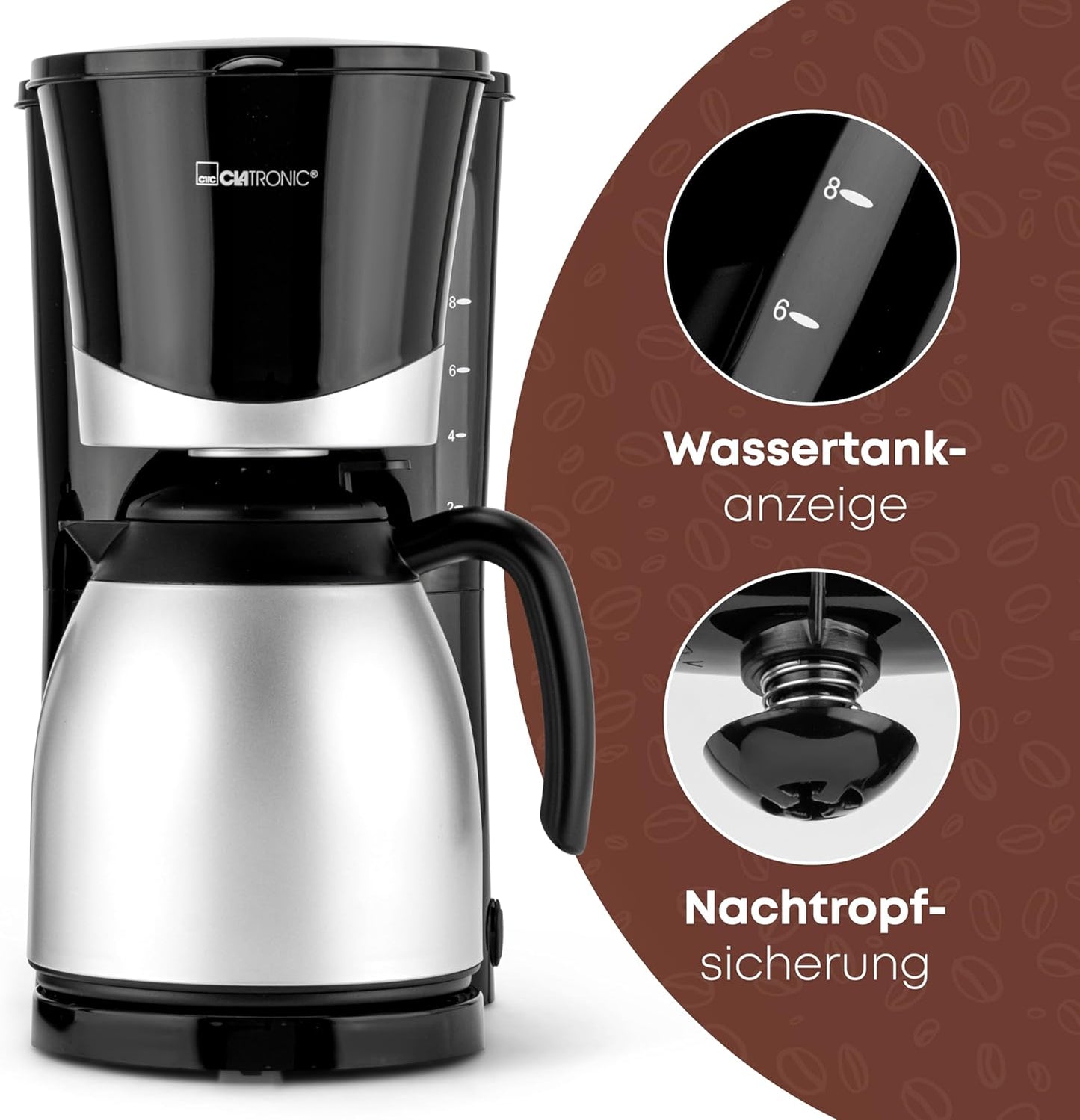 Kaffeemaschine mit Thermokannen