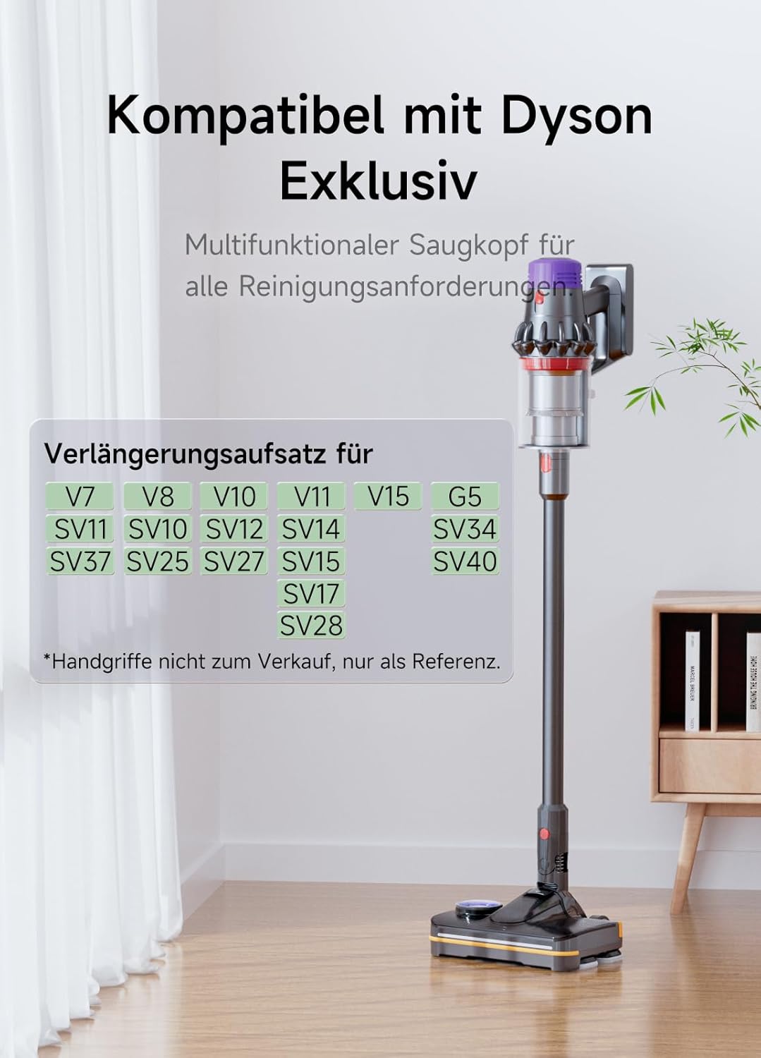 3-in-1 Wischaufsatz für Dyson V7/V8/V10/V11/V15/Gen5