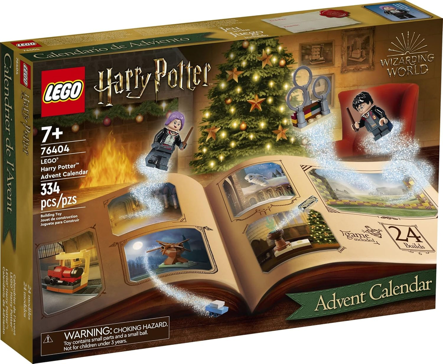 Harry Potter Adventskalender mit Brettspiel, Single