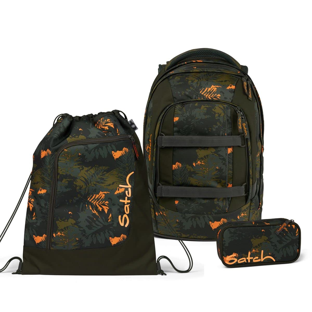 Ergonomischer Schulrucksack ab 5. Klasse, 30L, 45 x 30 x 22 cm Jurassic Jungle
