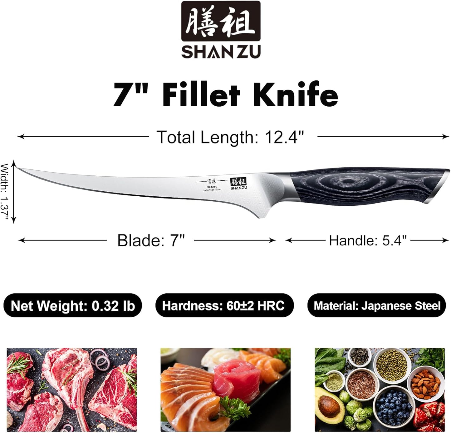 Genbu Filetiermesser, Filetiermesser
