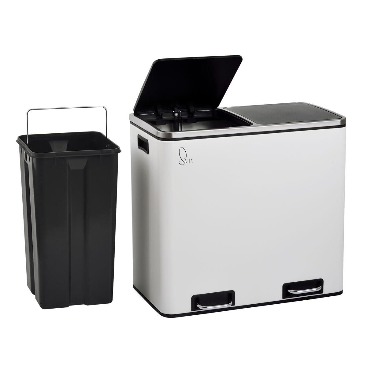 TM2X24 Treteimer, Weiss / TM2X24