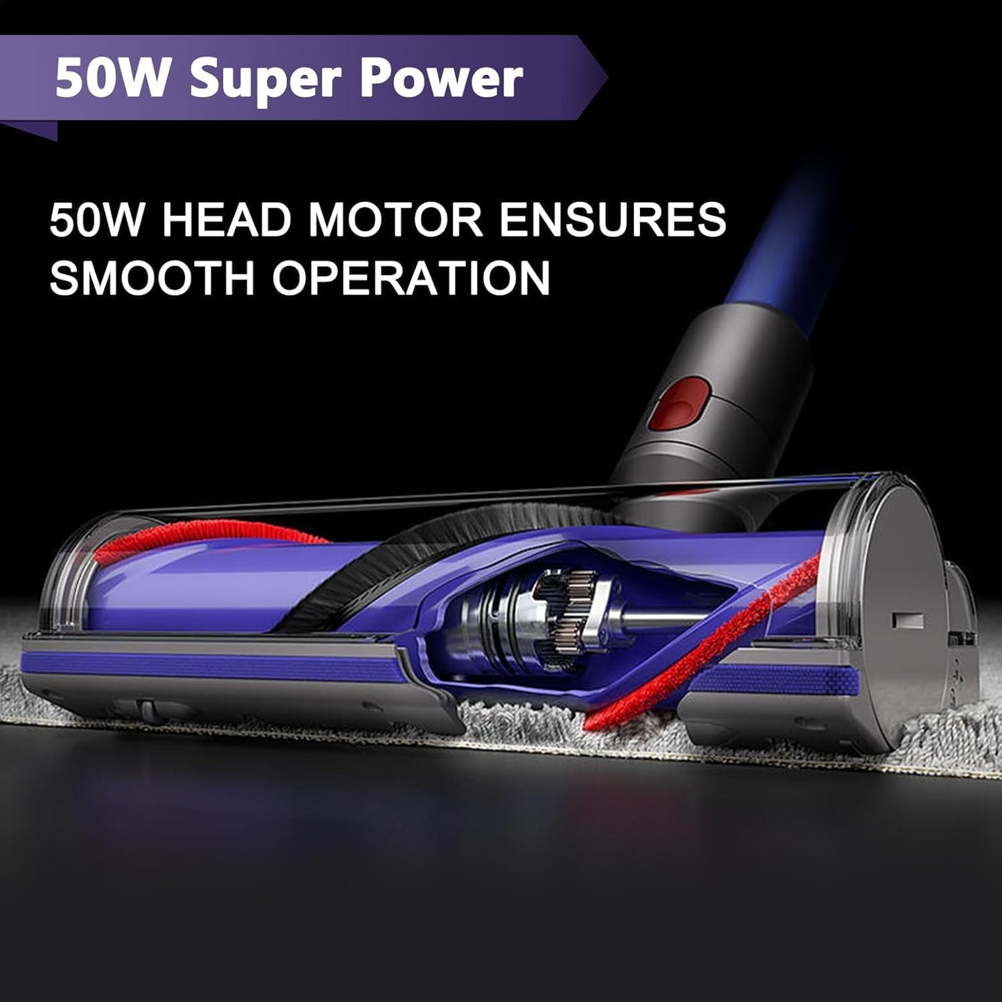 Ersatz-Bürstenkopf für Dyson V7-V15 Staubsauger, Direktantriebsbürste