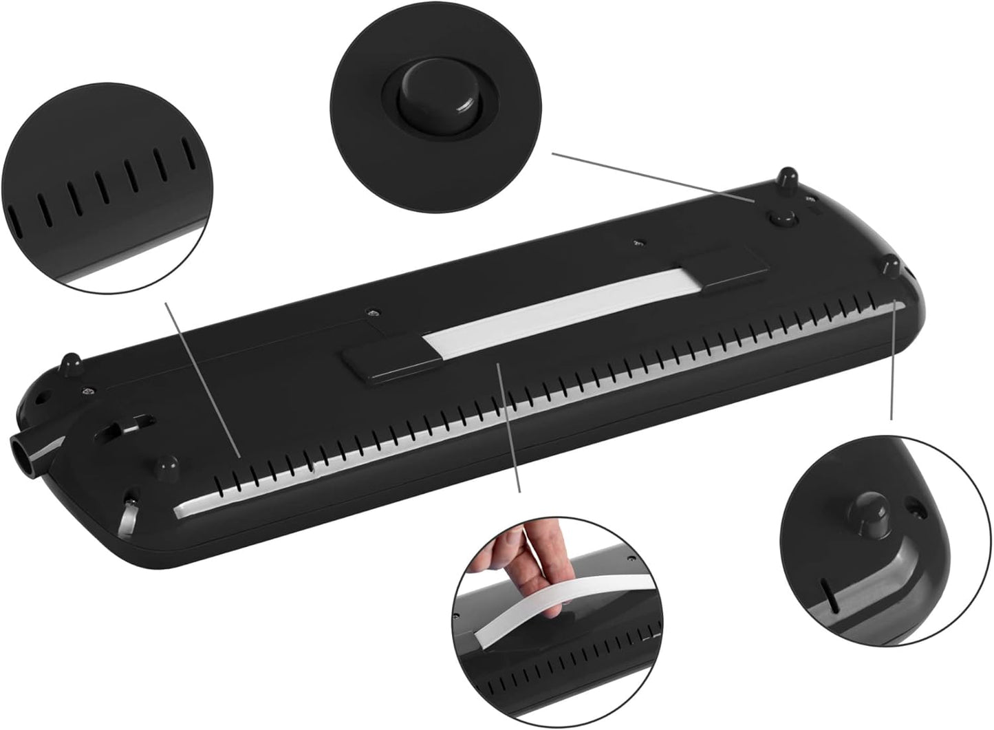 Melodica mit 32 Tasten für Kinder, Schwarz