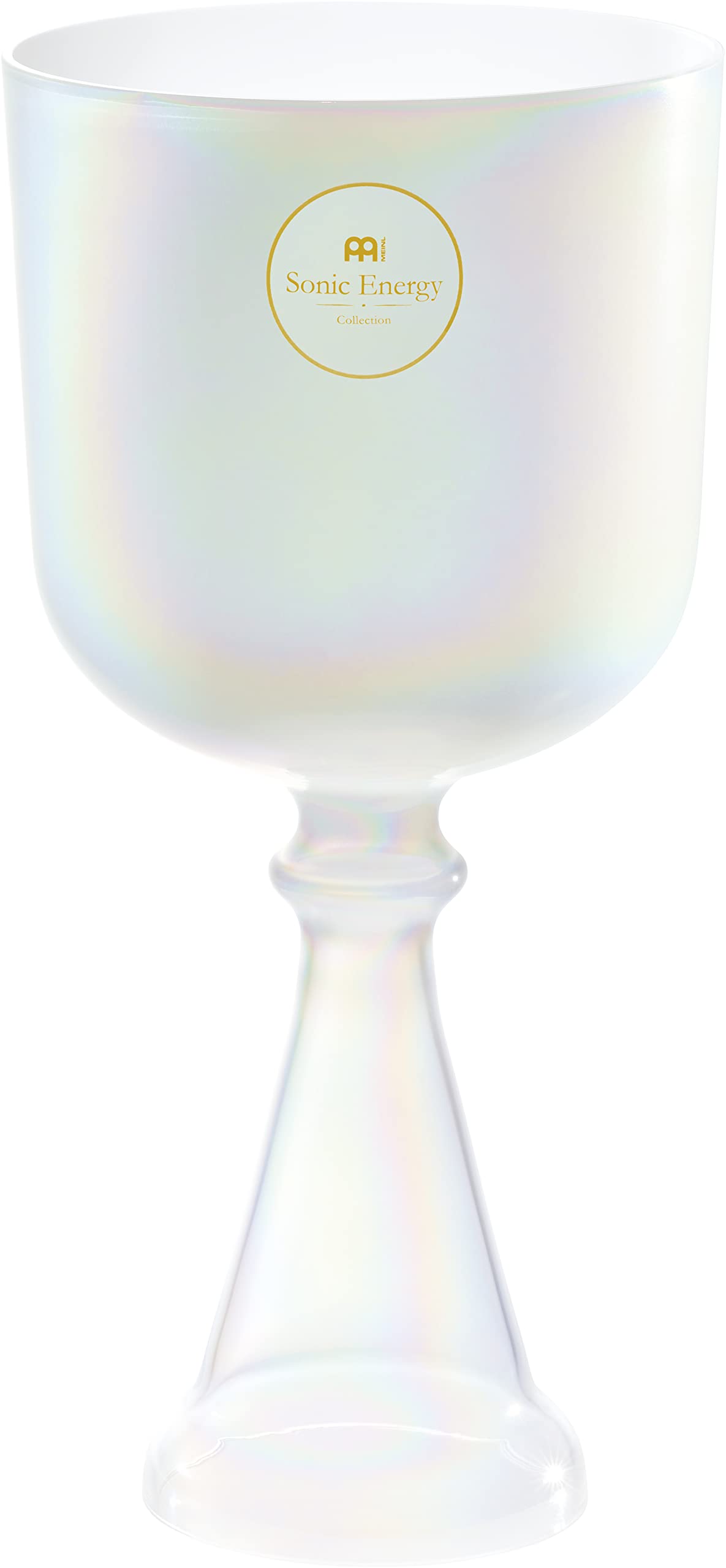 Kristallklangkelch für Meditation, weiss 5.5" Augenbrauen-Chakra