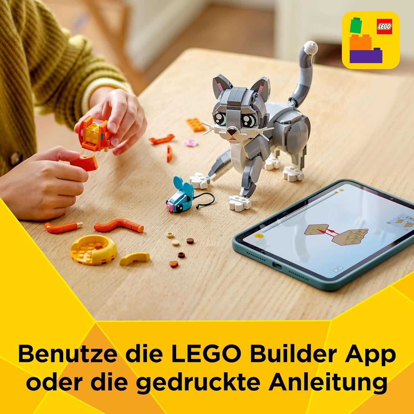 Creator 3in1 Graue Katze