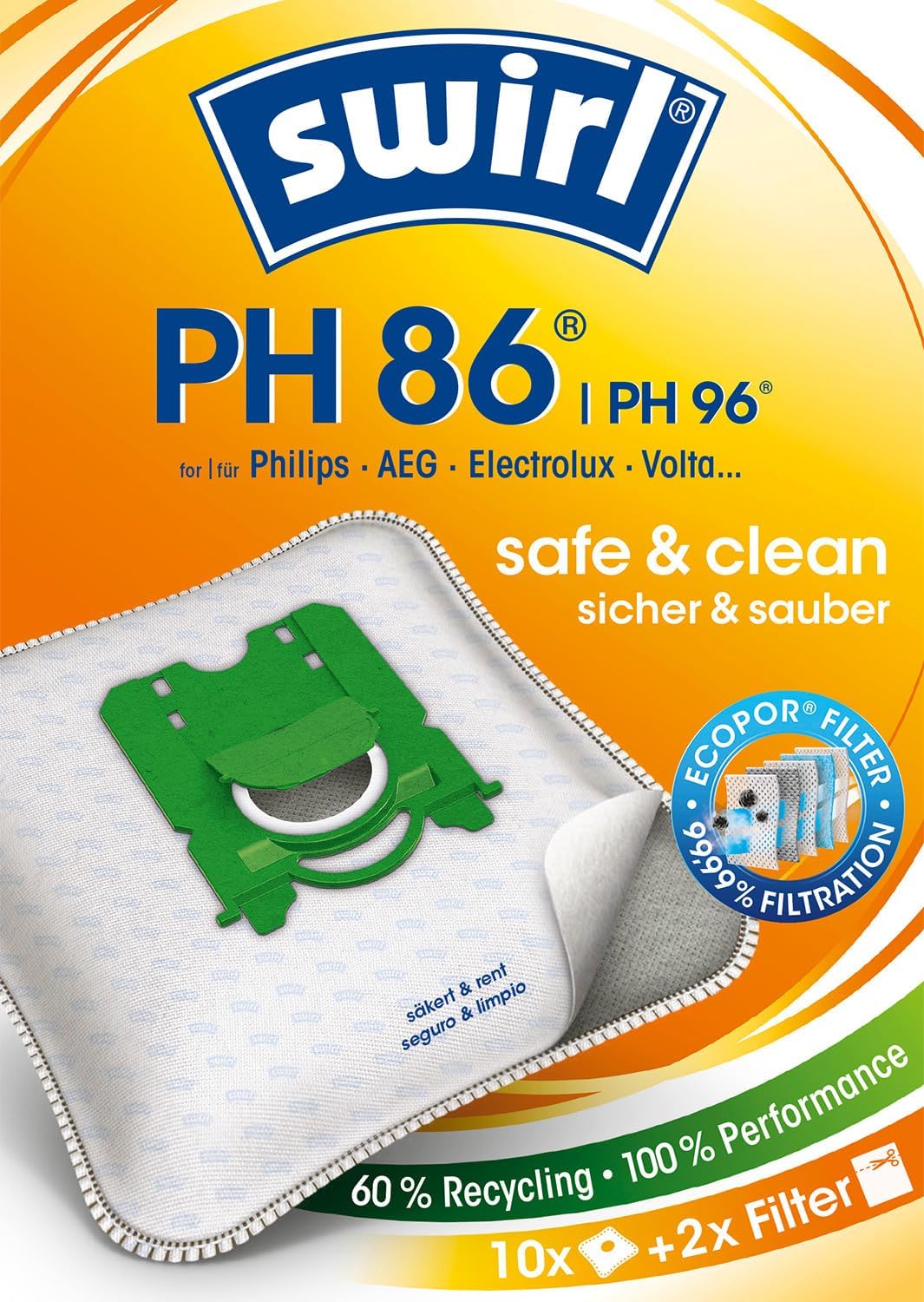 PH 86 / PH 96 EcoPor, PH86/PH 96 EcoPor /  Standardverpackung