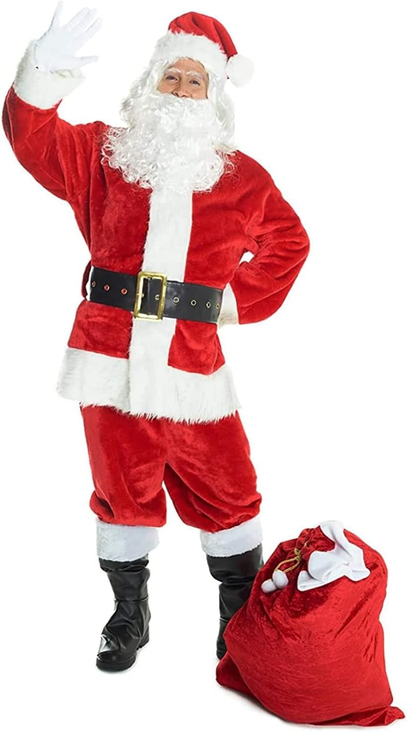 Weihnachtsmann-Kostüm für Herren, L